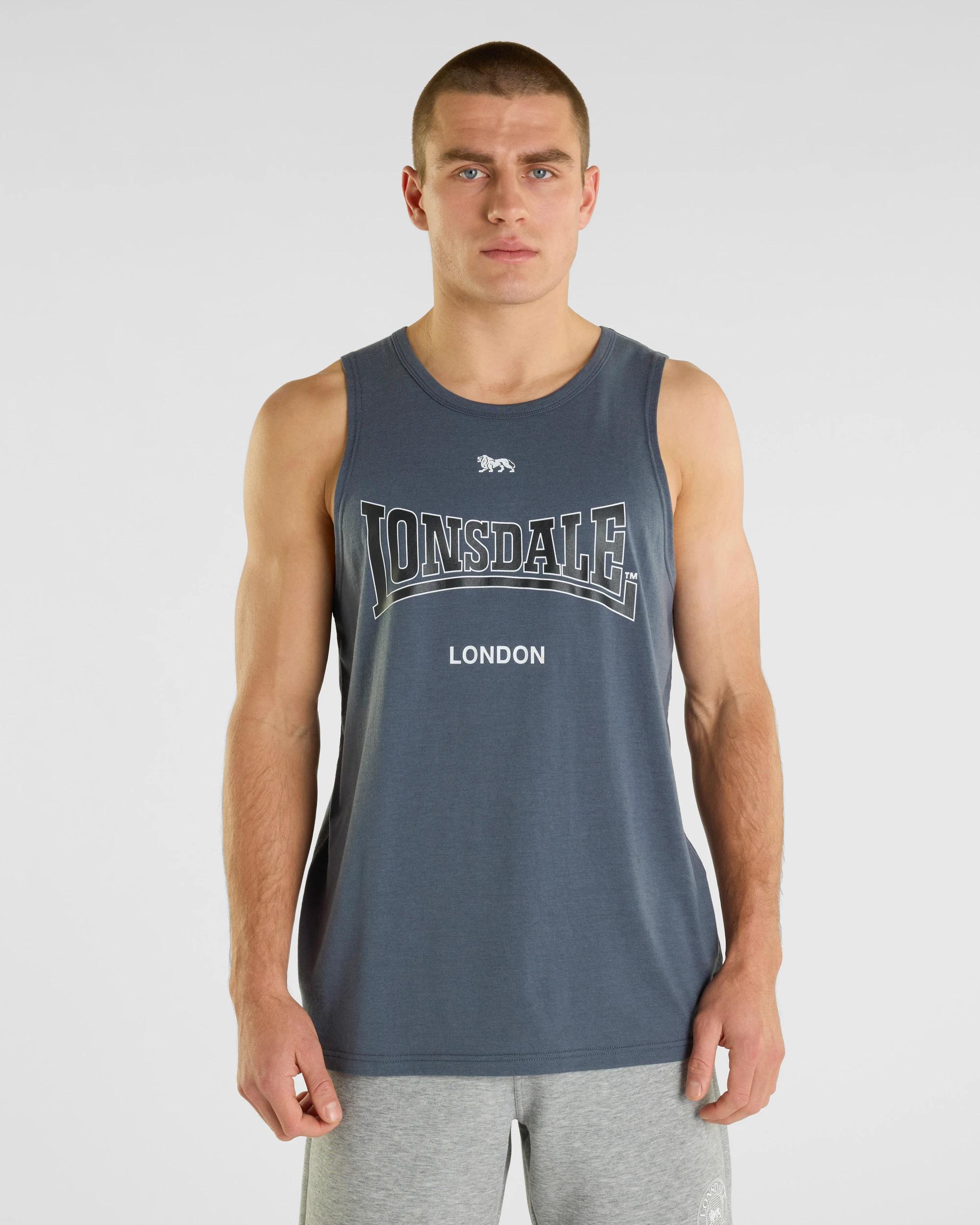 1 Tank - Lonsdale London STEEL BLUE, 1 of 5