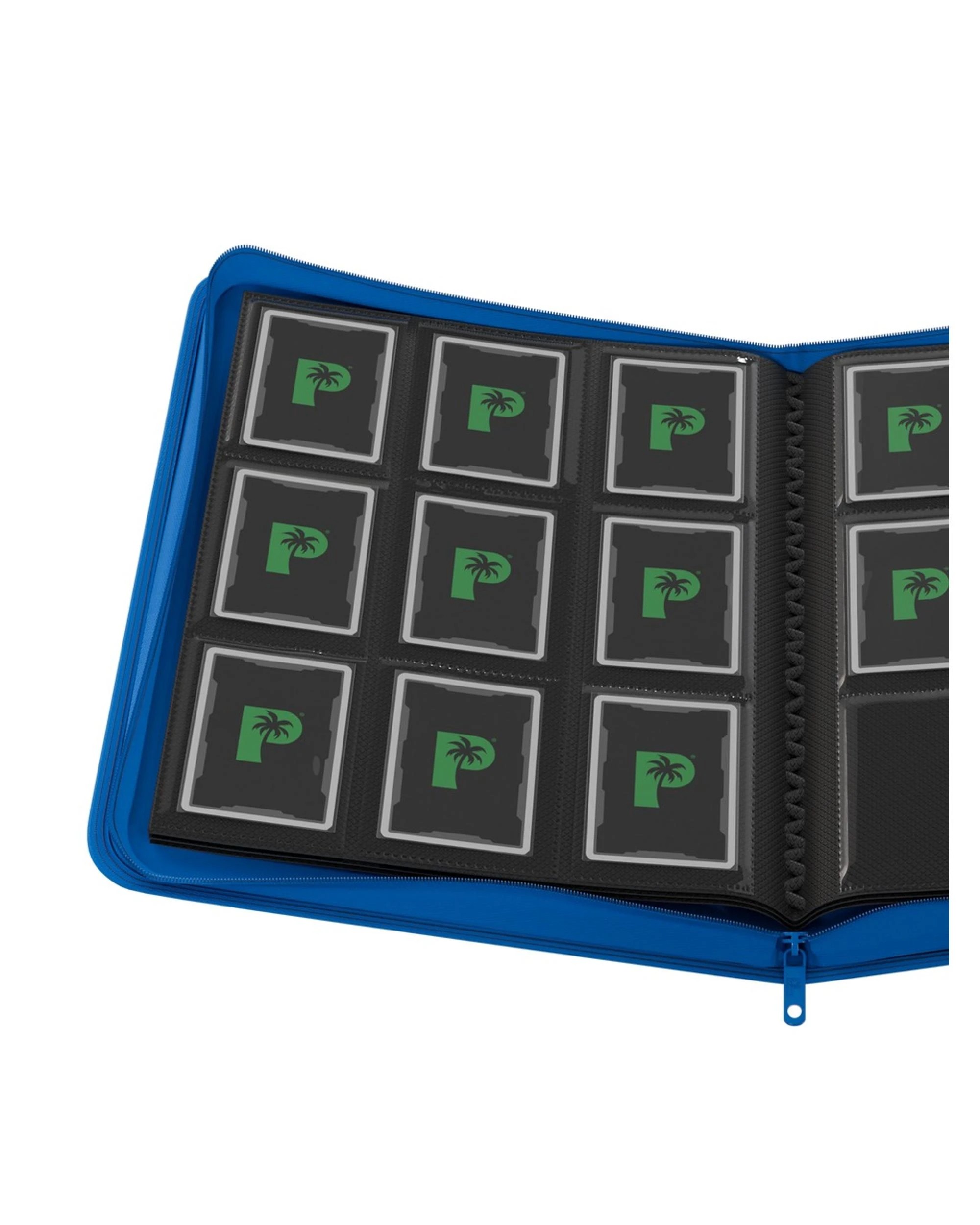 2 Palms Off Gaming Collector's Series 9 Pocket Zip Binder - Blue, 2 of 8