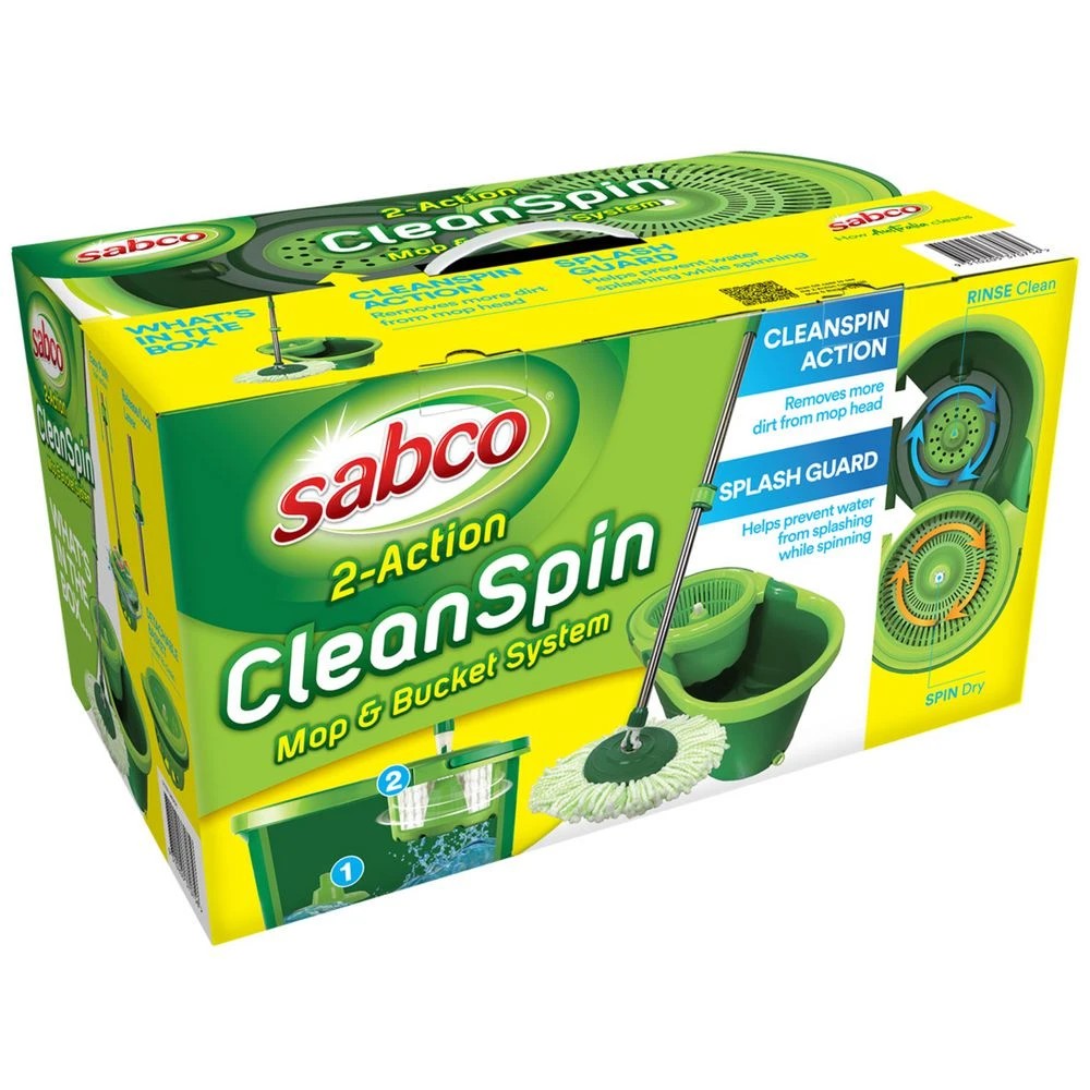 2 Sabco 2-Action Cleanspin Mop & Bucket, 2 of 9