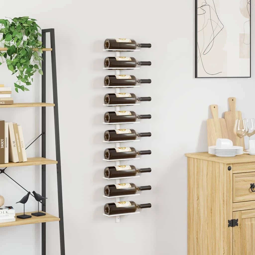 2 Vidaxl Wine Rack Wine Rack, Wine Racks - White, 2 of 9