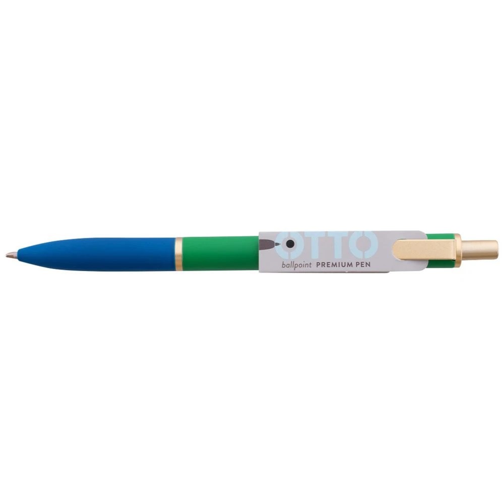 1 Otto Premium Miami Ballpoint Pen 1mm Cobalt Green, 1 of 7