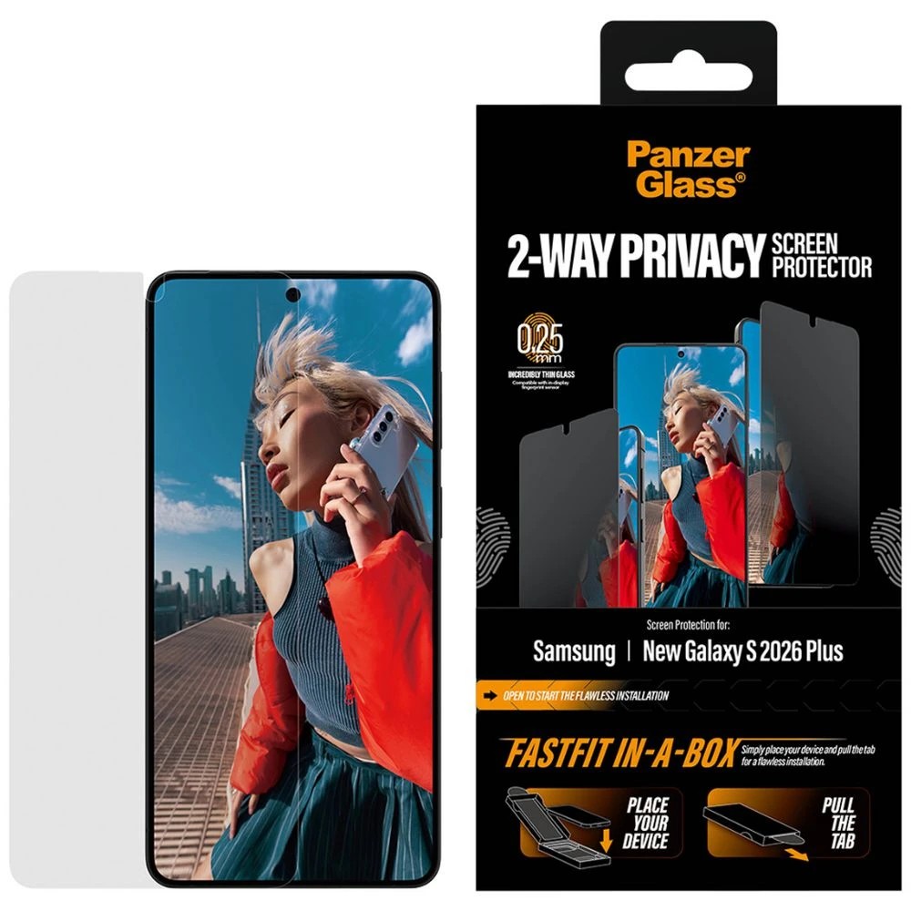 2 Panzer 2-way Privacy Screen Protector Samsung Galaxy S26+, 2 of 5