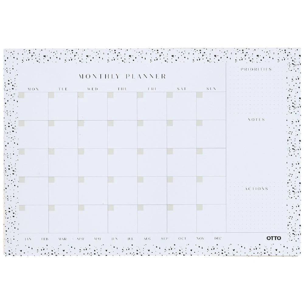 2 Otto A4 Monthly Business Desk Planner 15 Sheets, 2 of 2