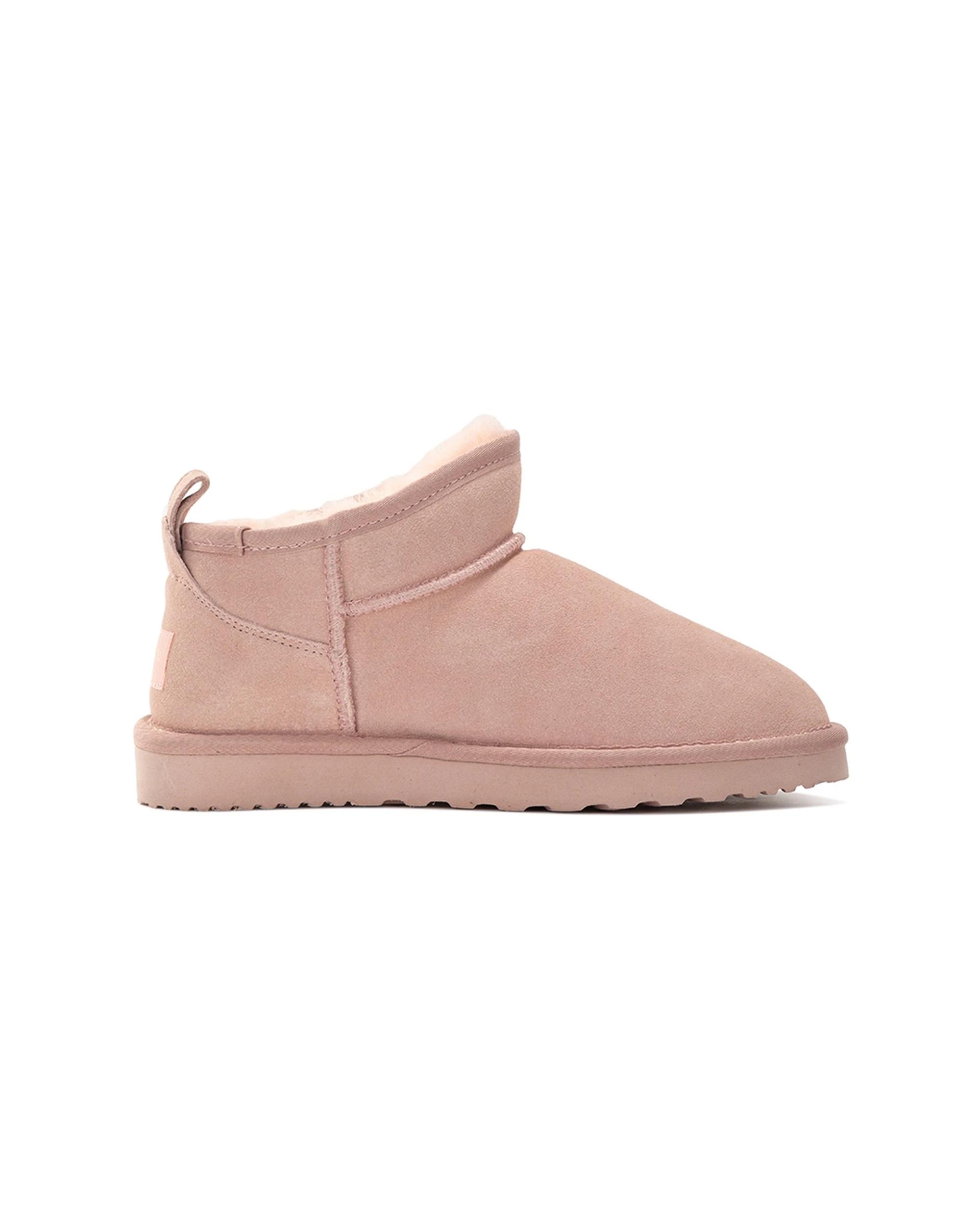 2 AUS WOOLI  Sheepskin Classic Ultra Mini UGG Boots PALEPINK, 2 of 7