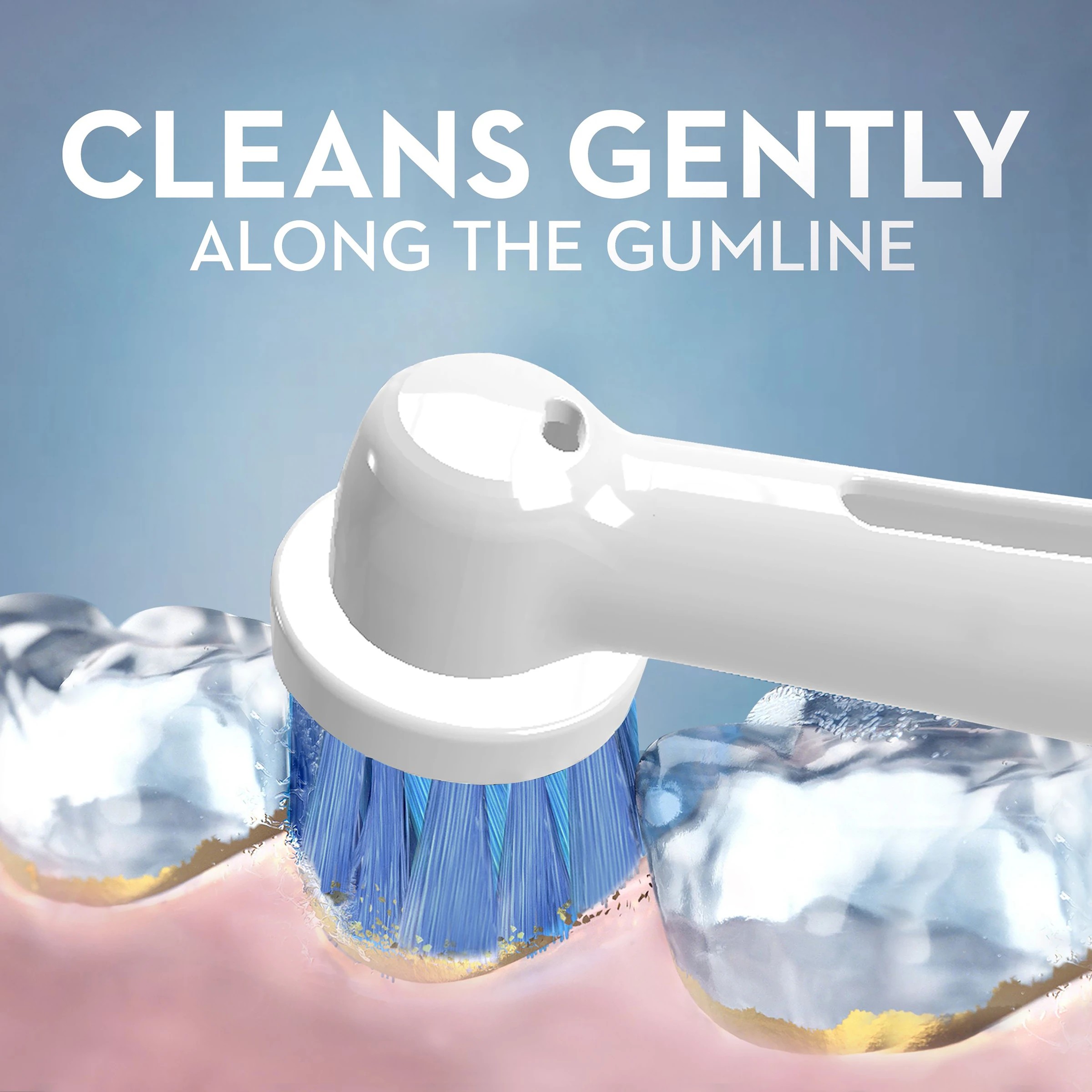 8 Oral-B 2 Pack Sensitive Clean Brush Heads, 8 of 10