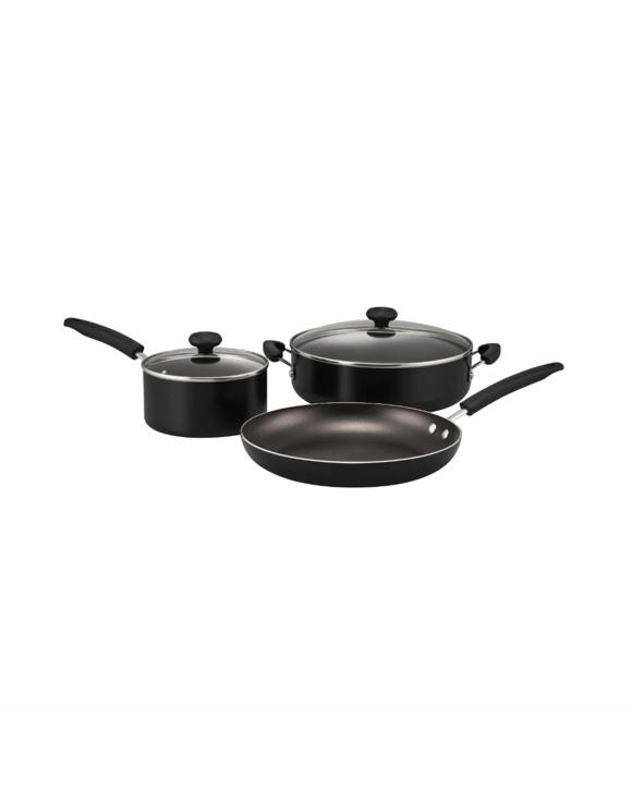 RACO Smartstart Nonstick Induction 3 Piece Cookware Set - Black