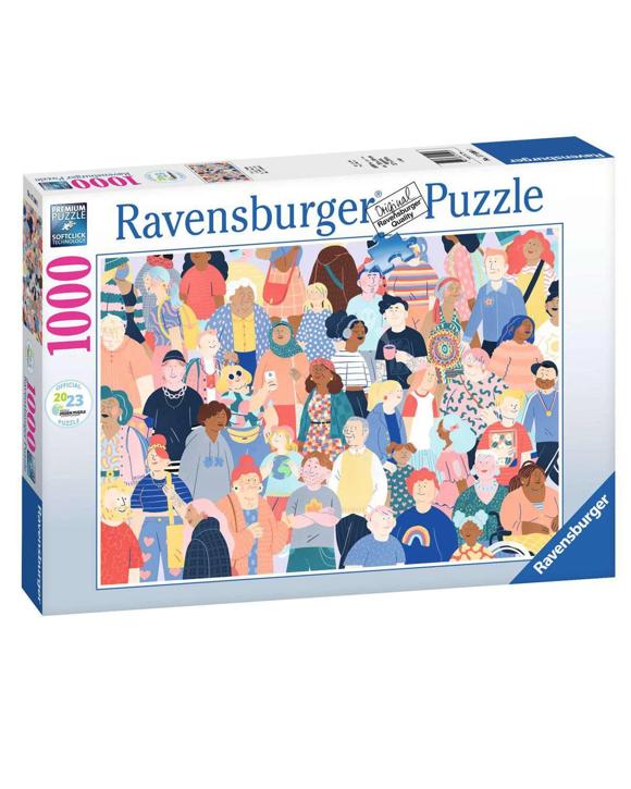 Ravensburger Puzzle People 1000 Piece Jigsaw Puzzle - Kmart