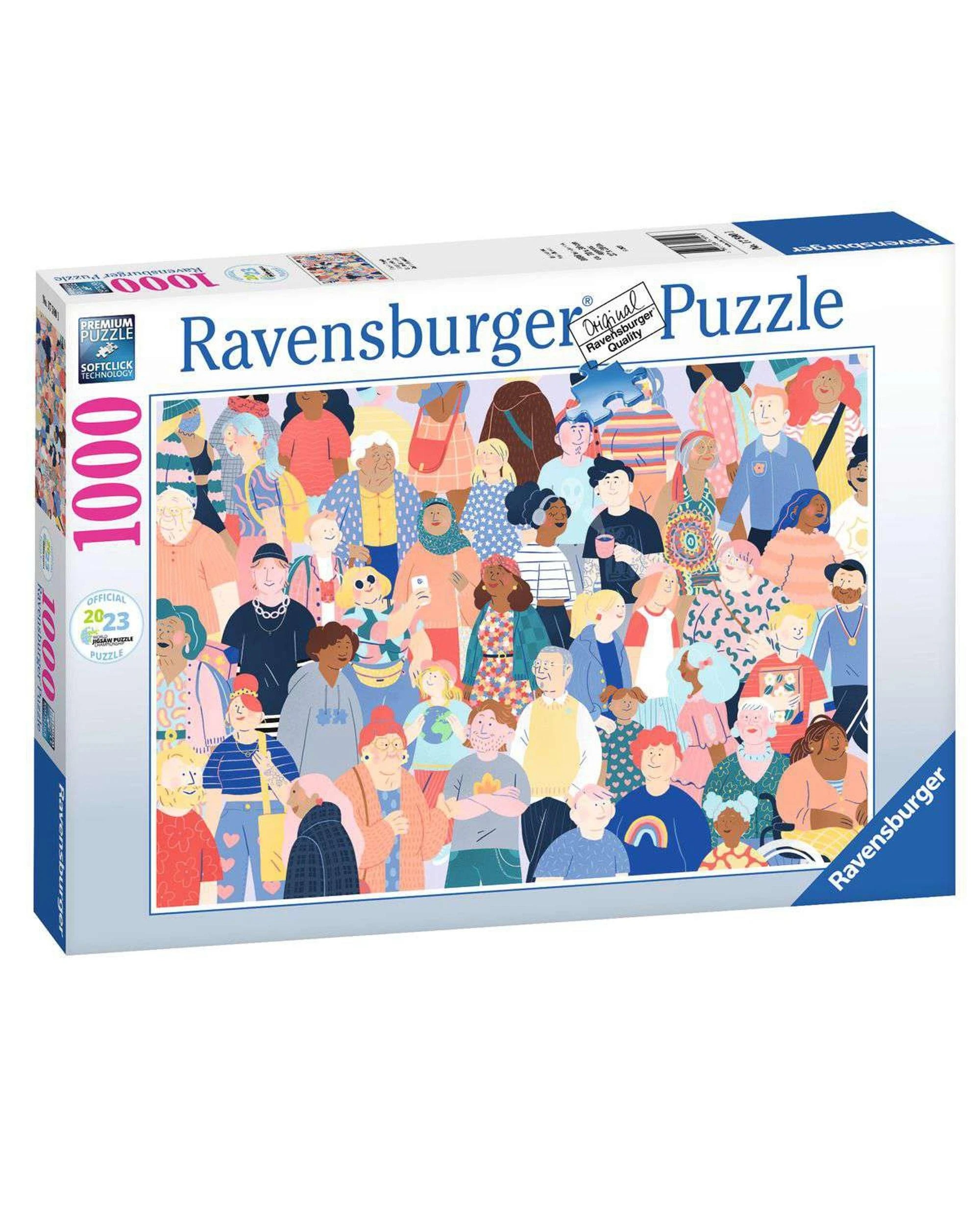 1 Ravensburger Puzzle People 1000 Piece Jigsaw Puzzle, 1 of 2