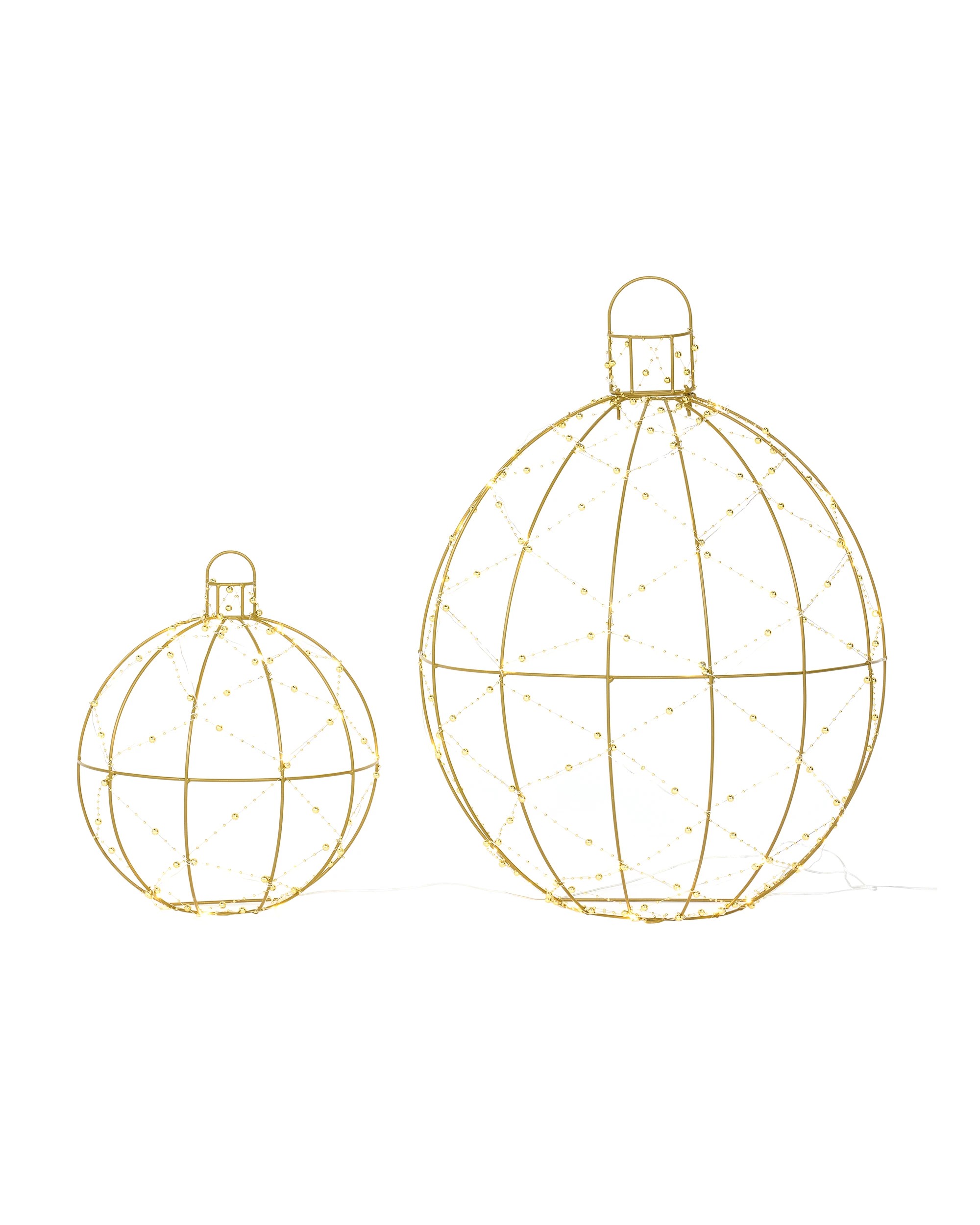 2 2 Pack Solar Powered LED Light Up Baubles, 2 of 8
