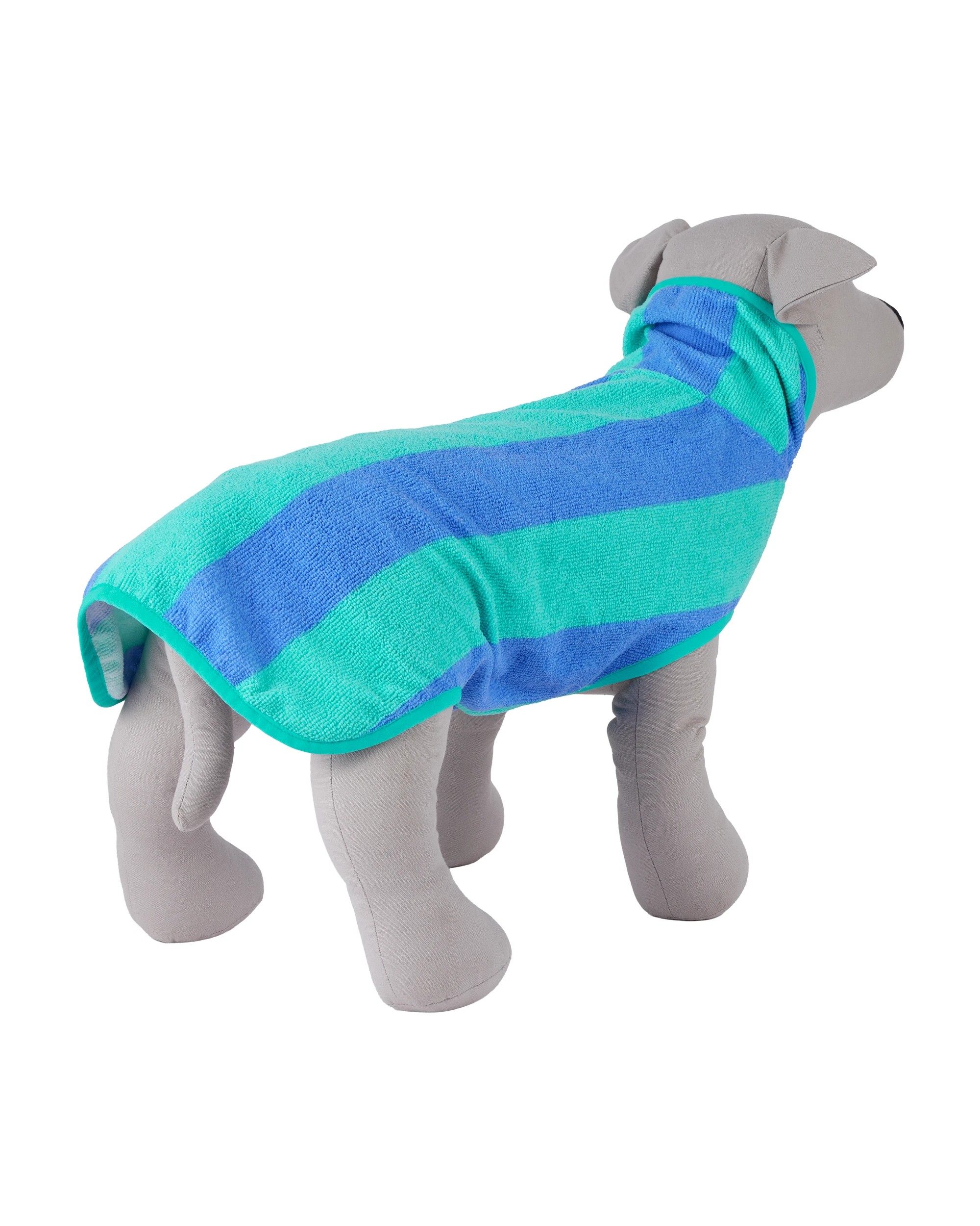 3 Pet Thick Stripe Towel - Medium, Blue, 3 of 10