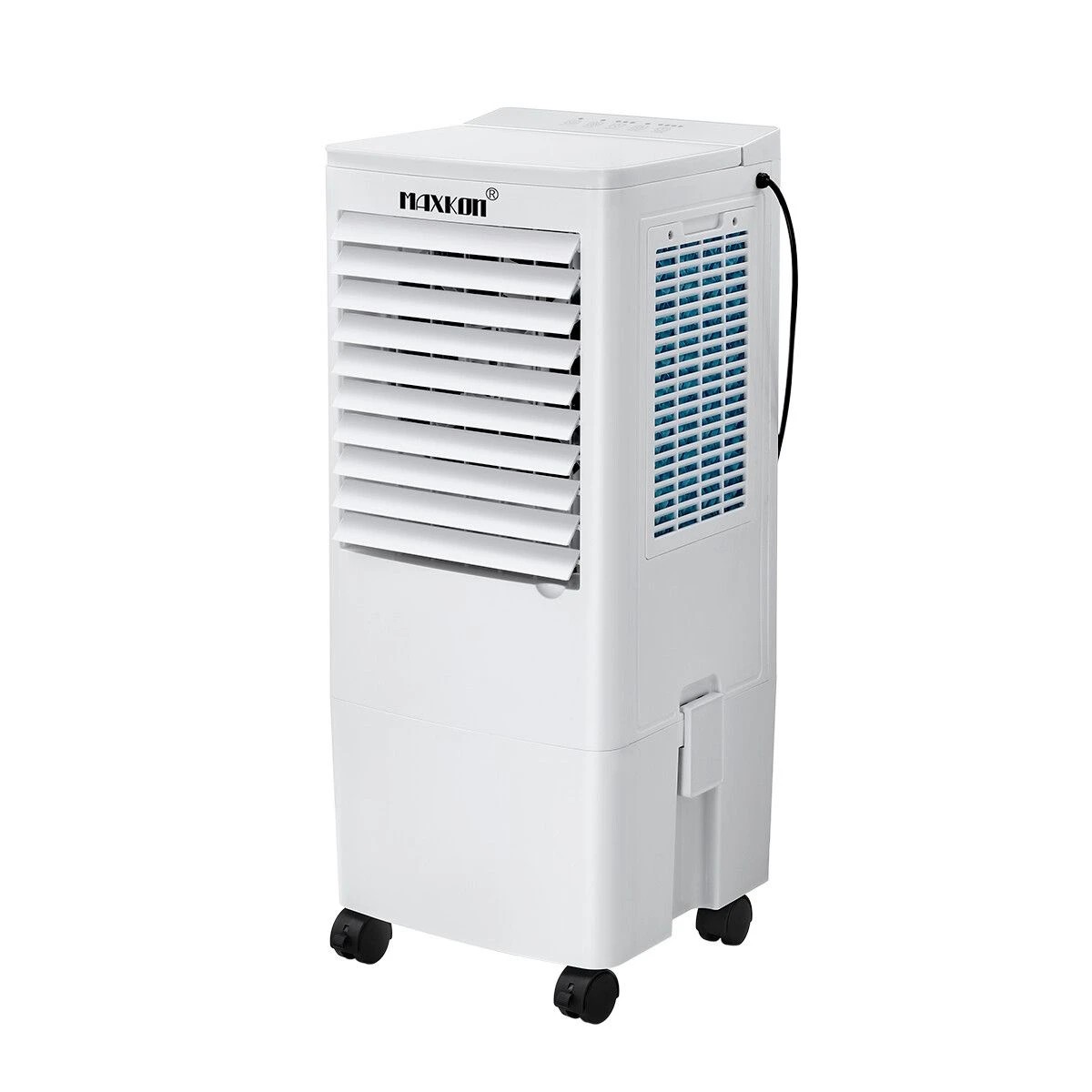 1 Maxkon Air Cooler Evaporative Humidifier Purifier Portable Cooling Fan 3 In 1 White, 1 of 3