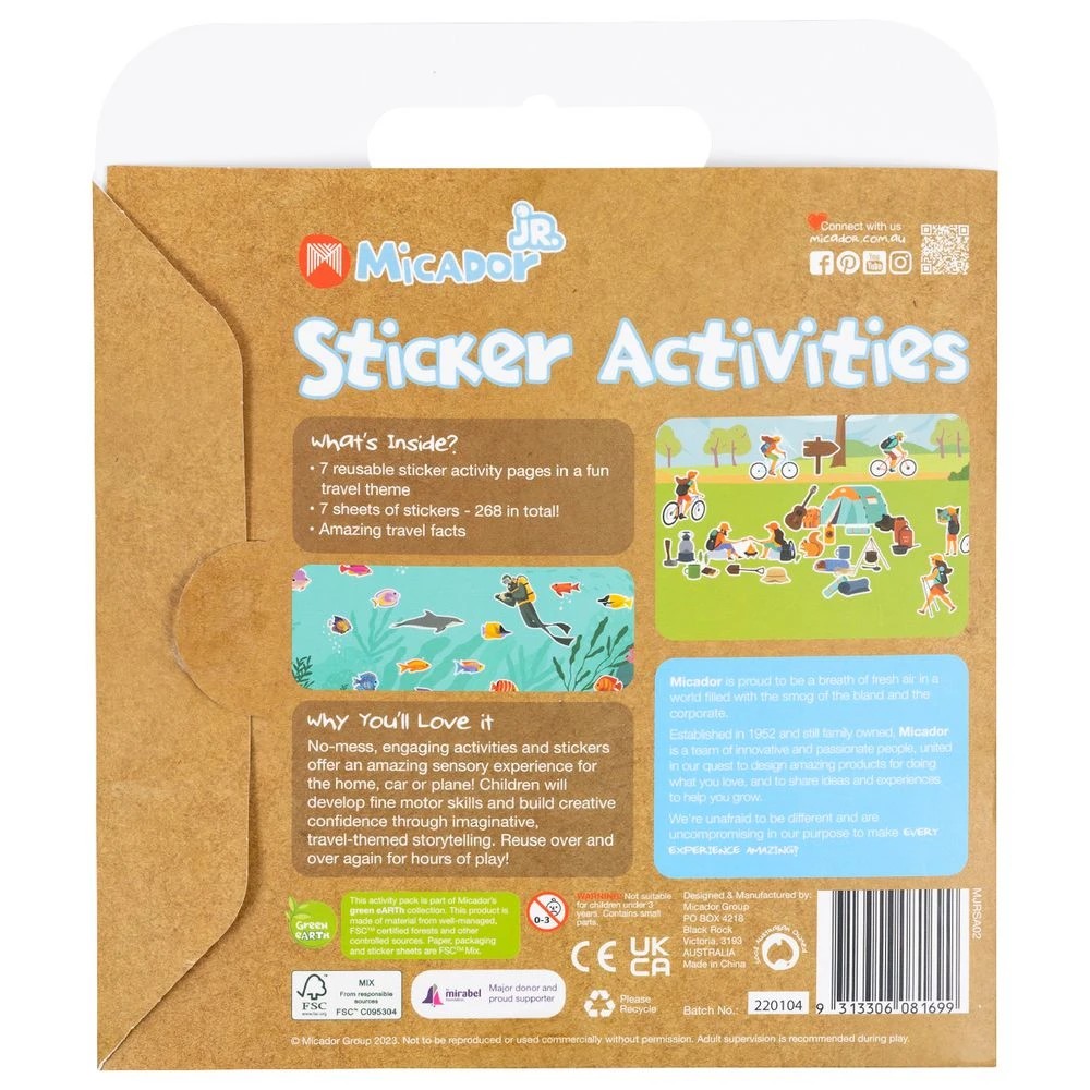 2 Micador jR. Sticker Activities Travel, 2 of 4