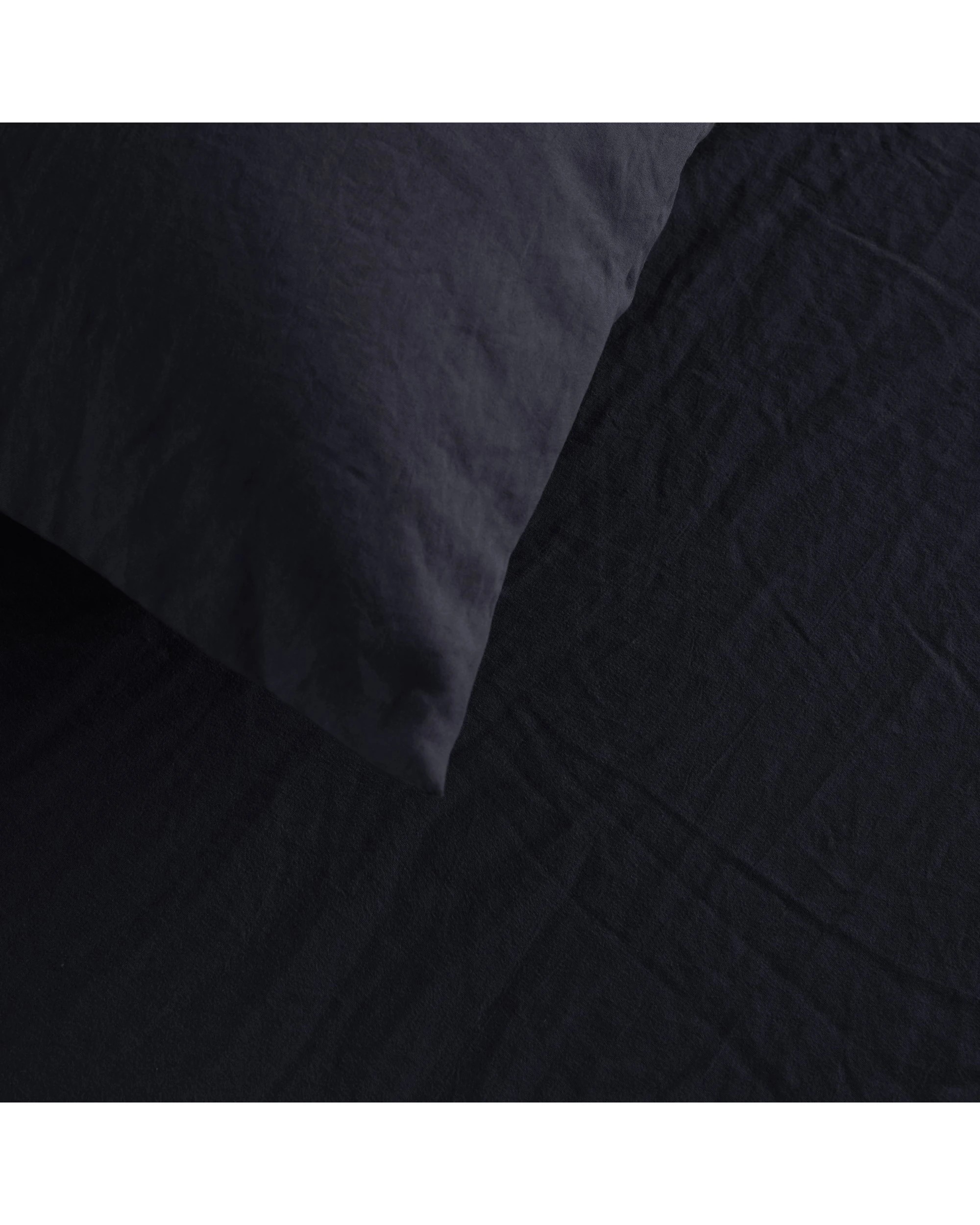 3 Dreamaker Superfine Washed Microfibre European Pillowcase - Navy, 3 of 5