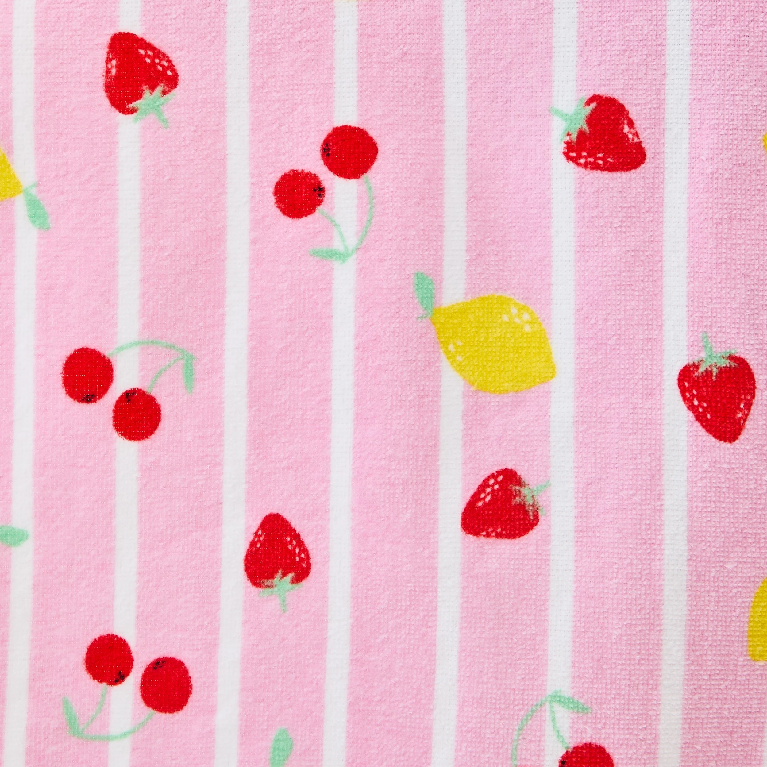 5 Kids Hooded Cotton Beach Towel - Fruits, 5 of 10