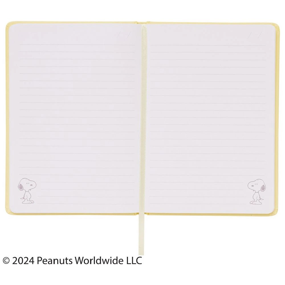 3 Snoopy A5 Hard Cover Notebook 192 Page Yellow, 3 of 5