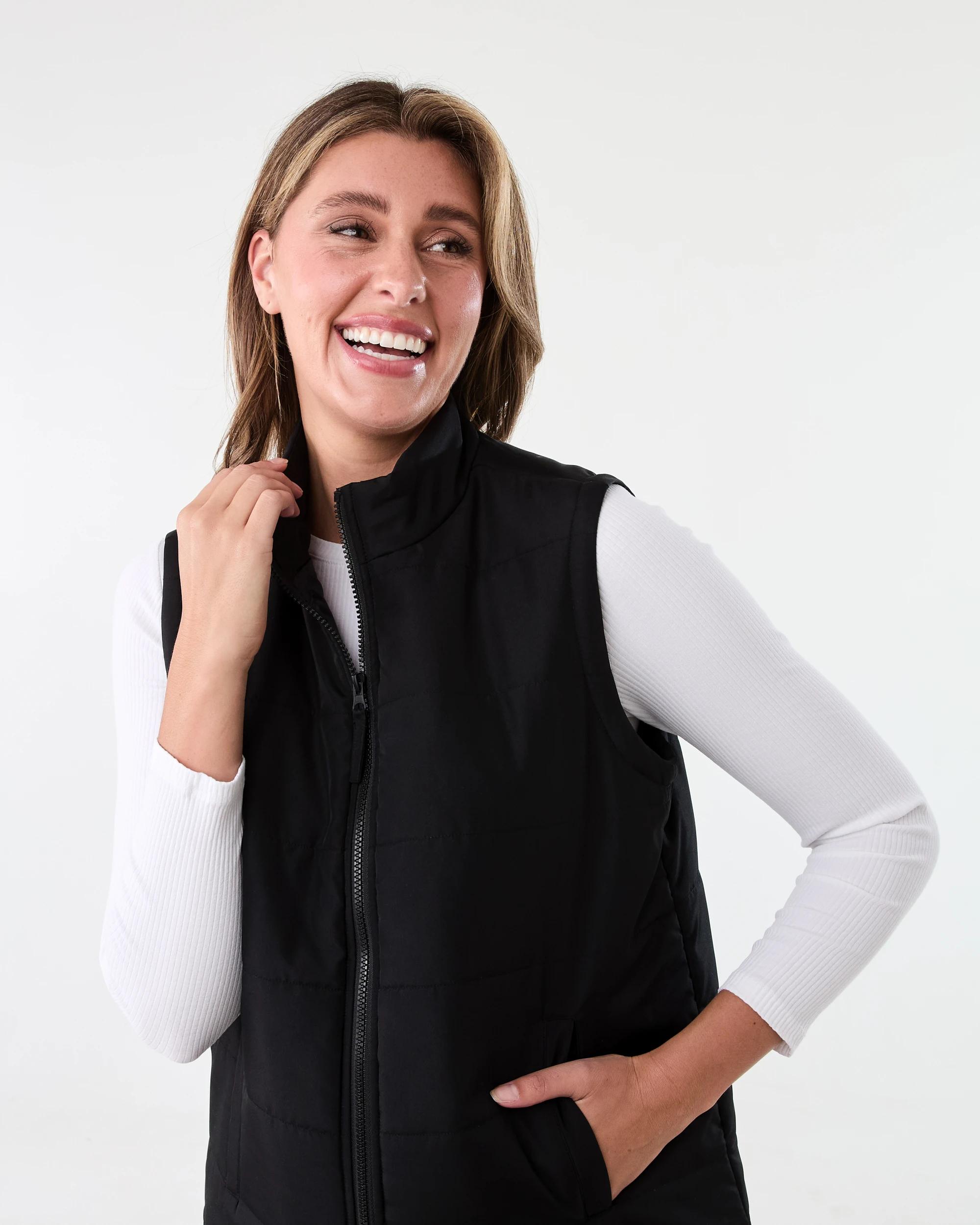 4 Puffer Gilet Black, 4 of 6