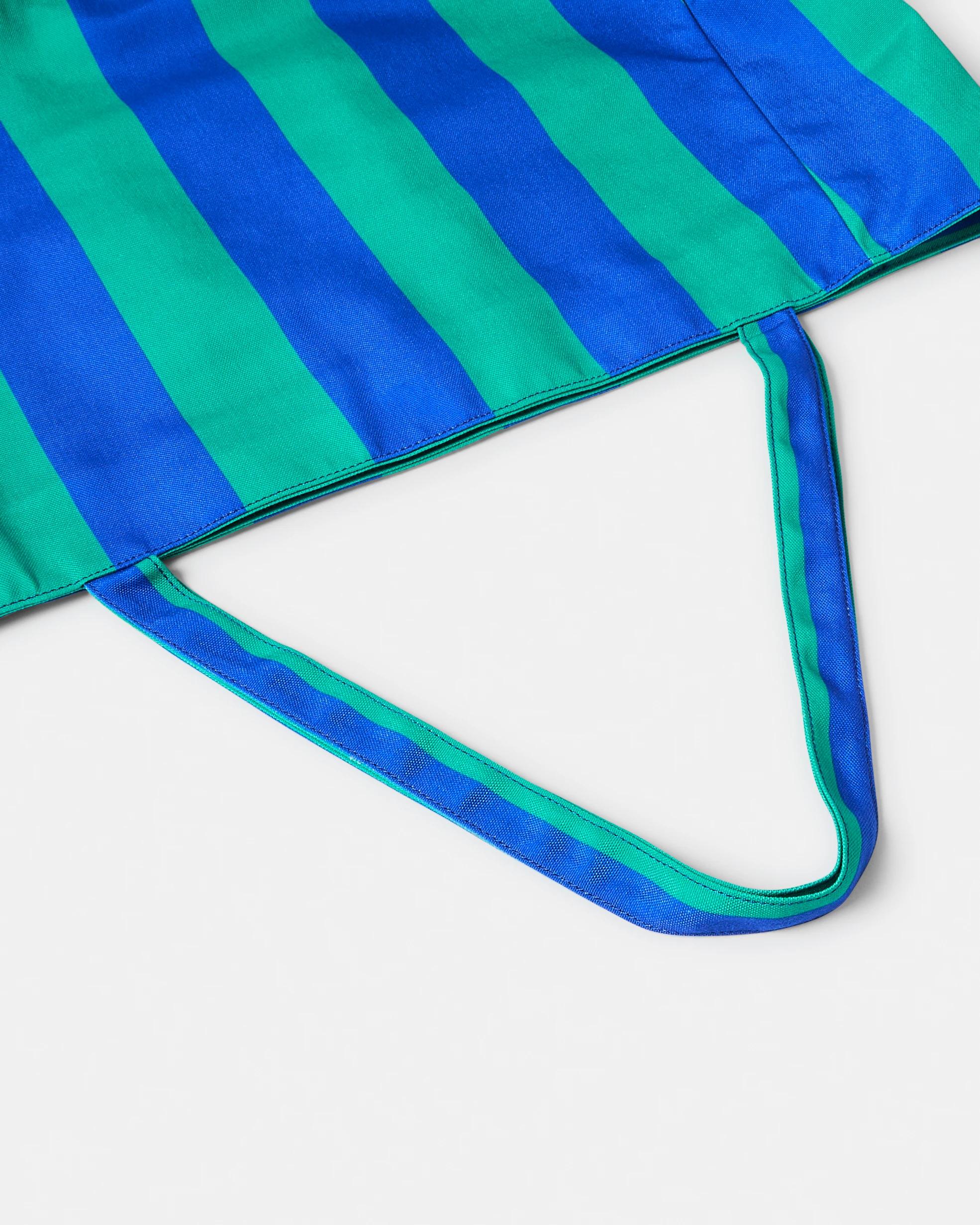 4 Beach Bag Grn Stripe, 4 of 5