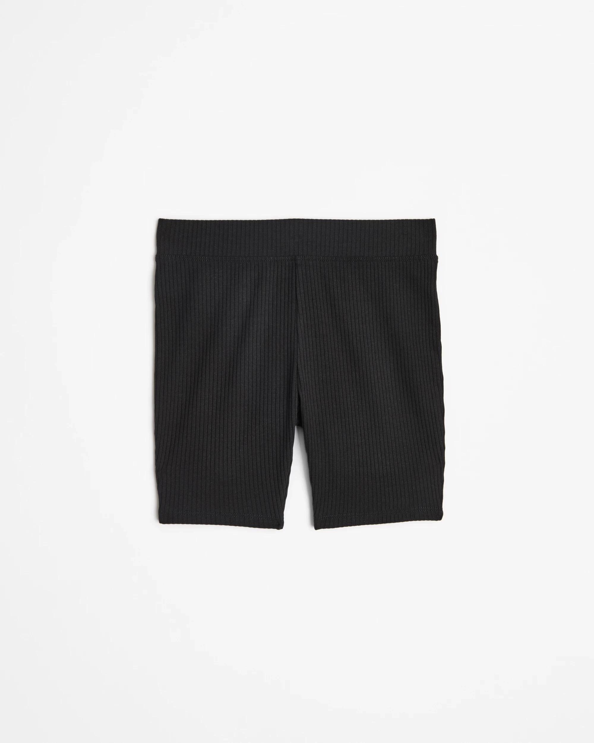 5 Target Australian Cotton Rib Bike Short BLACK, 5 of 7
