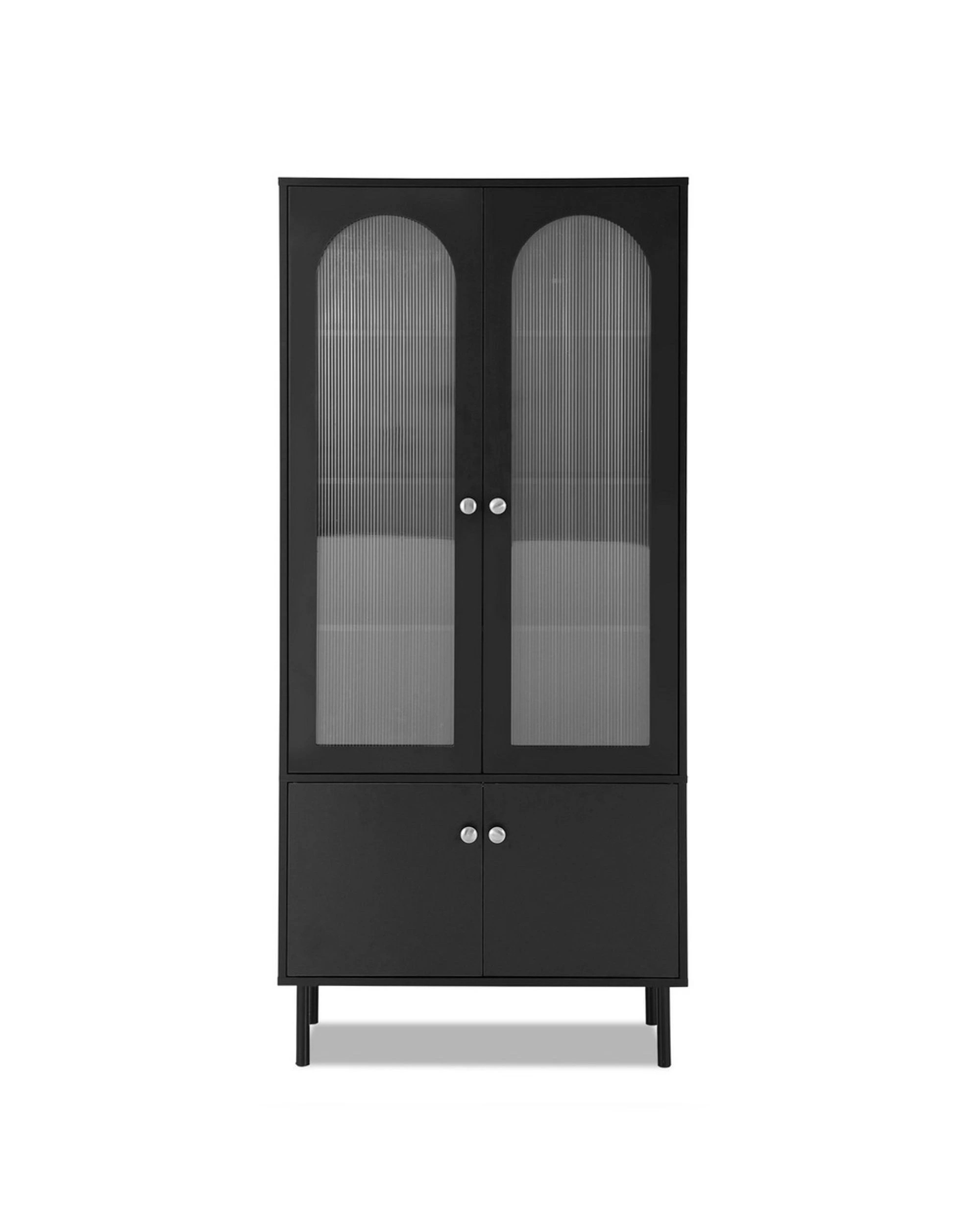 3 Artiss Buffet Sideboard Cupboard Cabinet - Black, 3 of 6