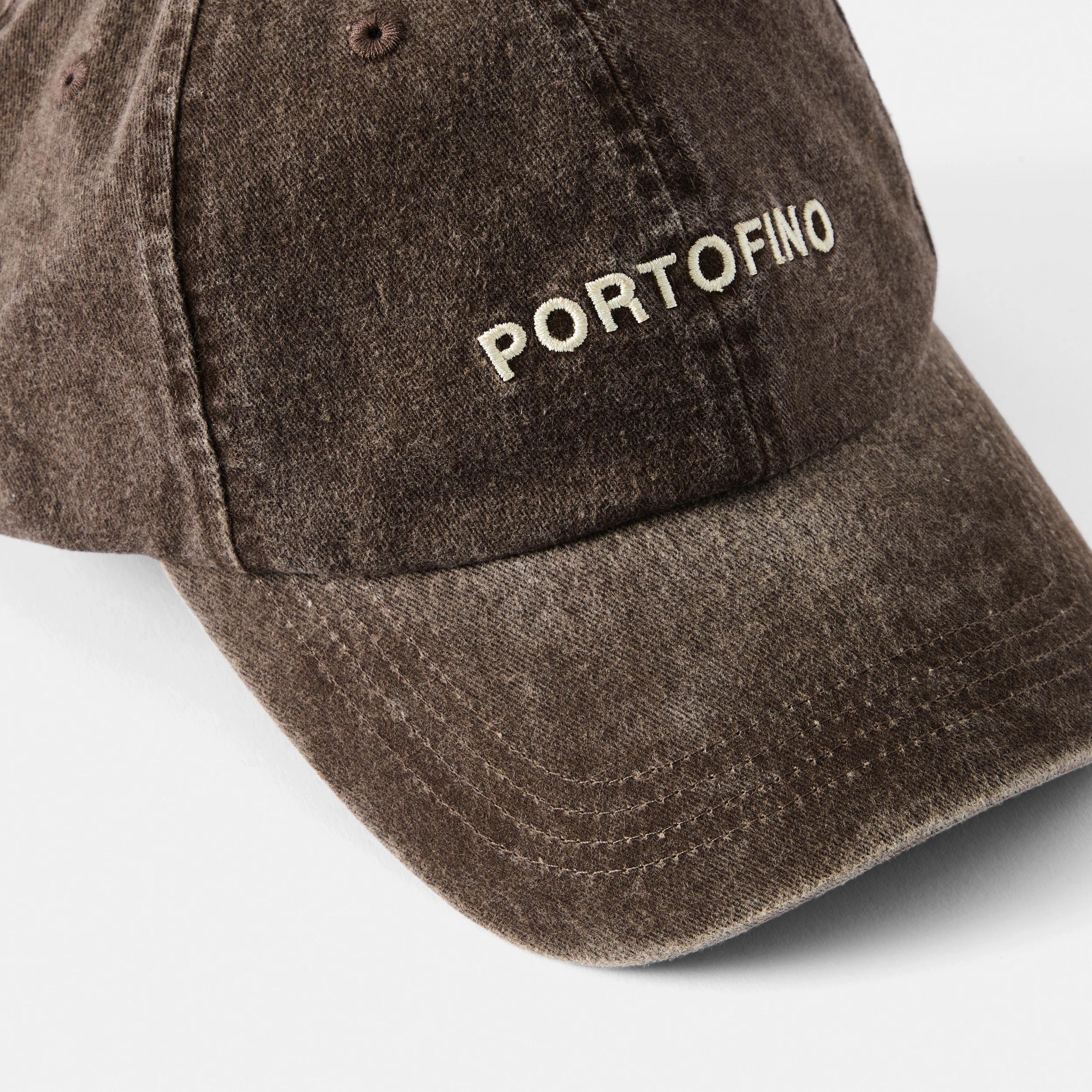 3 Slogan Cap PORTOFINO MELTED CHOCOLATE, 3 of 3