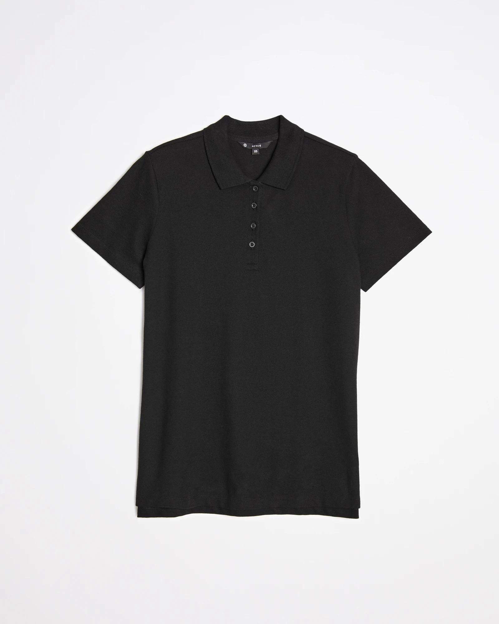 4 Target Active Pique Polo T-Shirt BLACK, 4 of 6
