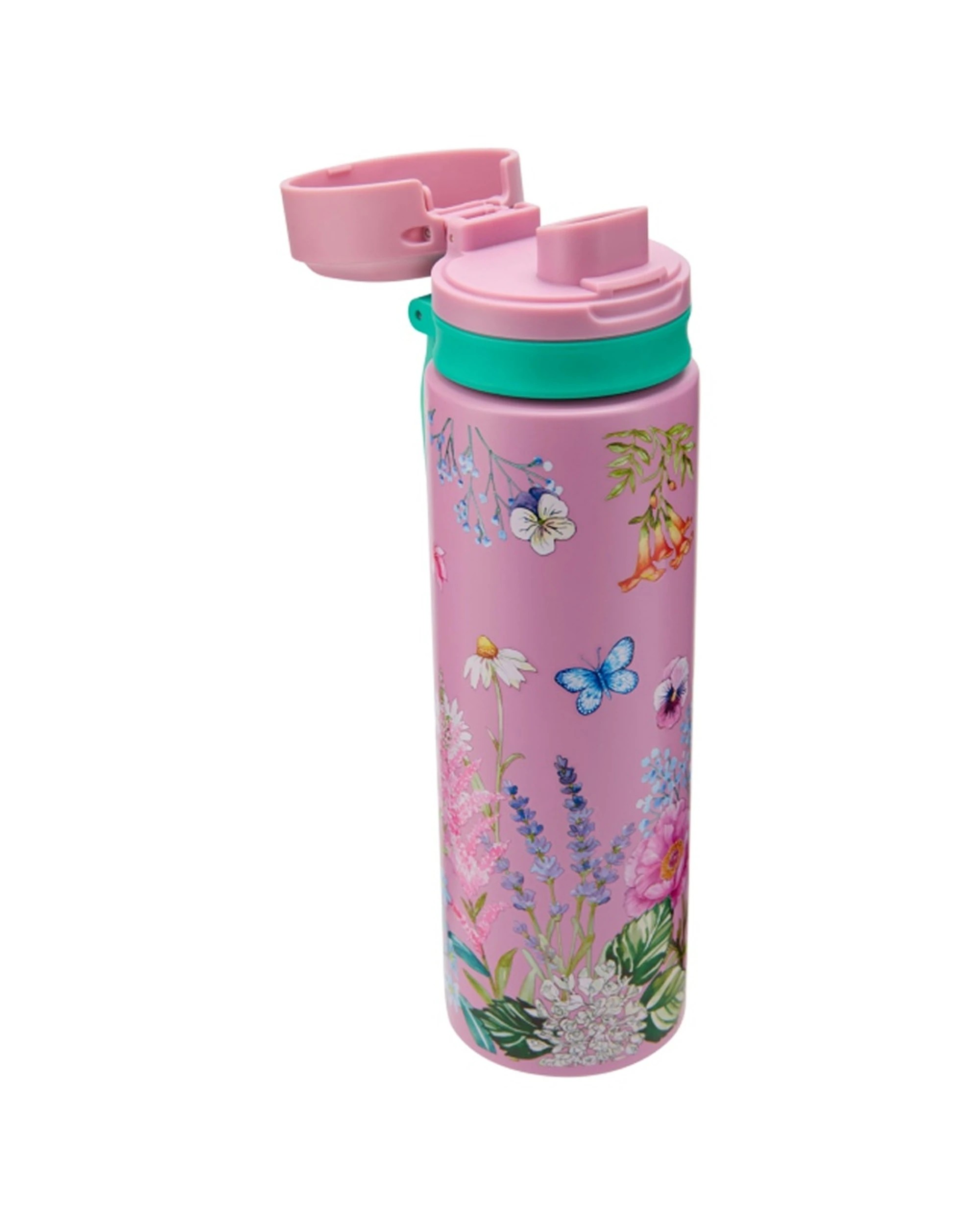 2 Maxwell And Williams Double Wall Insulated Botanica Chug Bottle 750ml Gift Boxed - Pink, 2 of 4