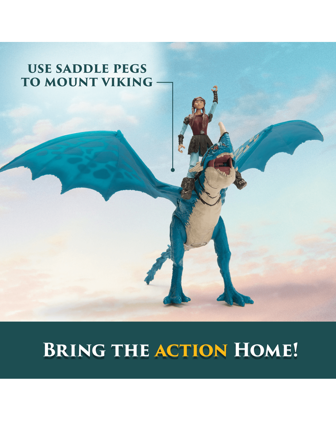 7 How To Train Your Dragon Deadly Nadder and Astrid Action Figure Set, 7 of 10