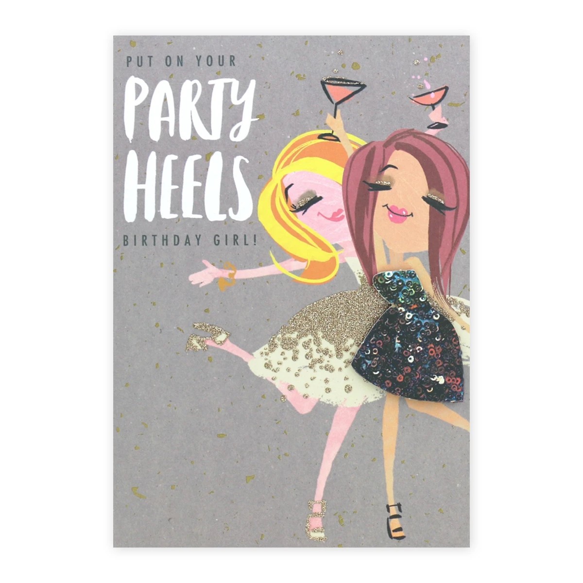 3 Connections by Hallmark Birthday Card - Party Girl, 3 of 3