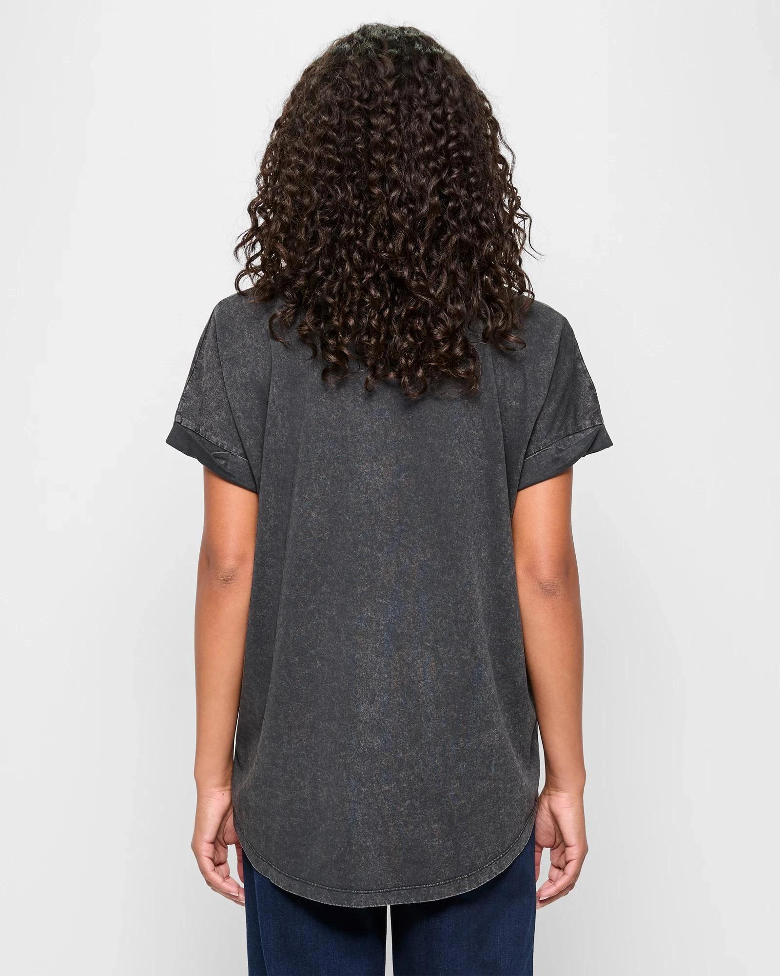 4 Target Australian Cotton Oversized Boxy T-Shirt ACID WASH, 4 of 5