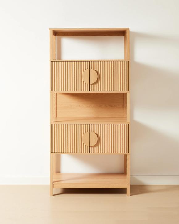 Ryan Tall Bookshelf with Doors