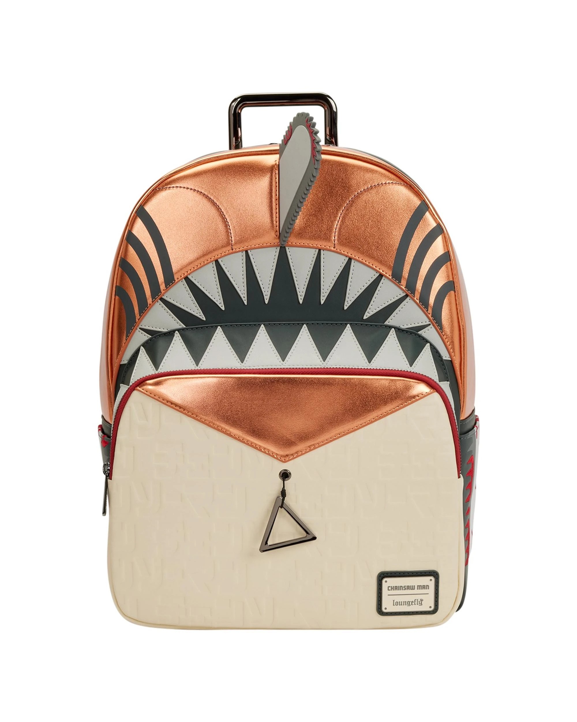 1 Loungefly Chainsaw Man Chainsaw Man Faux Leather Full Size Backpack, 1 of 6