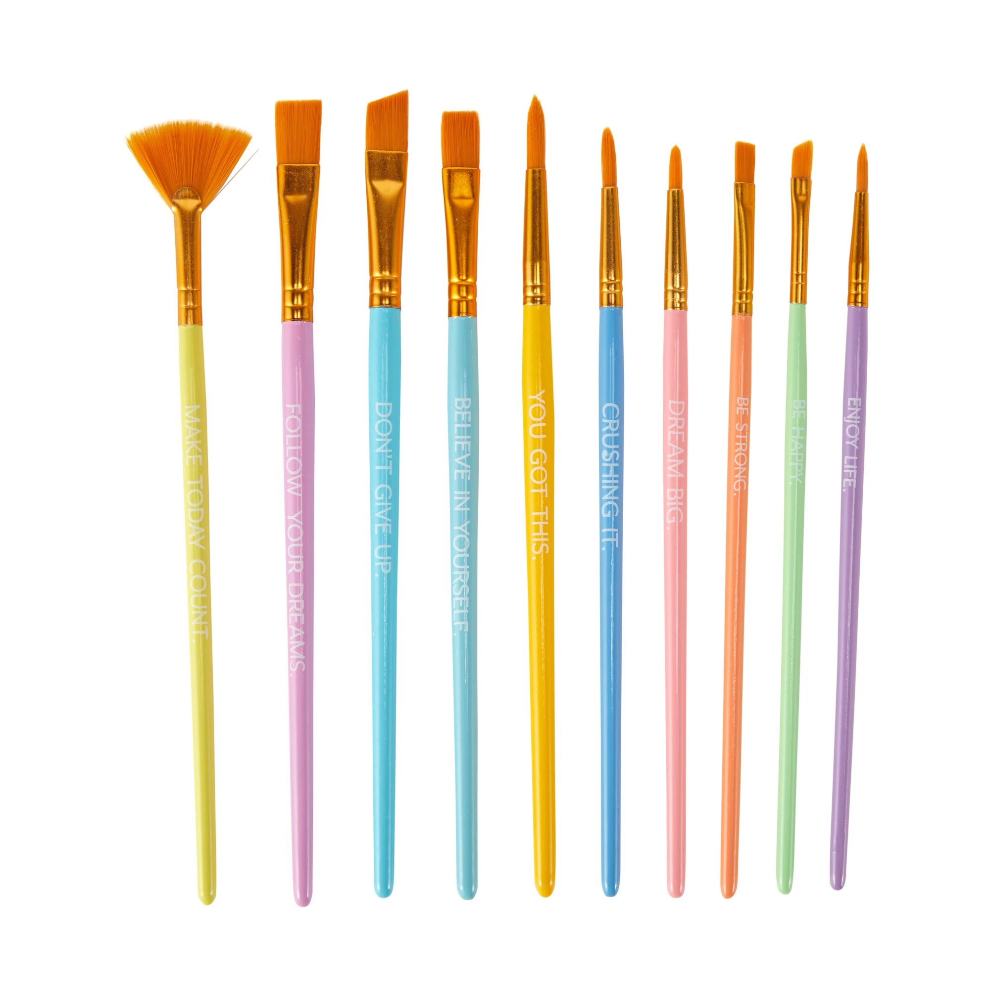2 10 Piece Artist Brush Set, 2 of 2