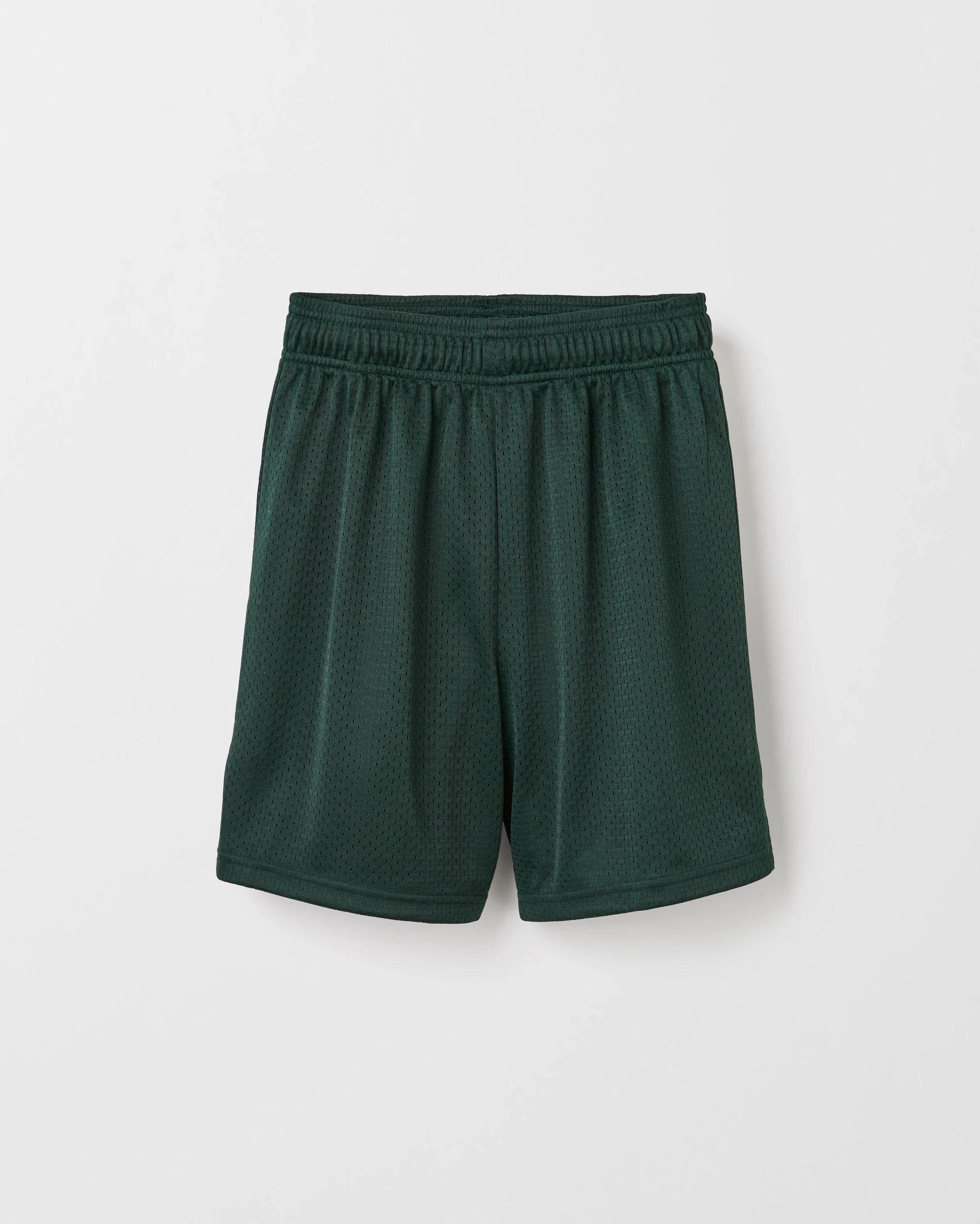 2 Target Kids School 2 Pack Basketball Mesh Shorts BOTTLE GREEN, 2 of 3