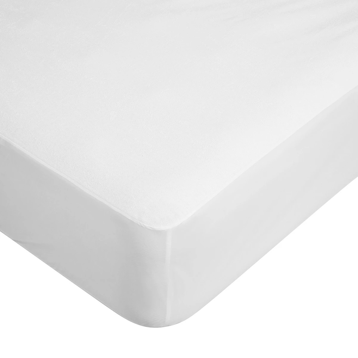 4 Waterproof Fitted Mattress Protector - King Bed, White, 4 of 4