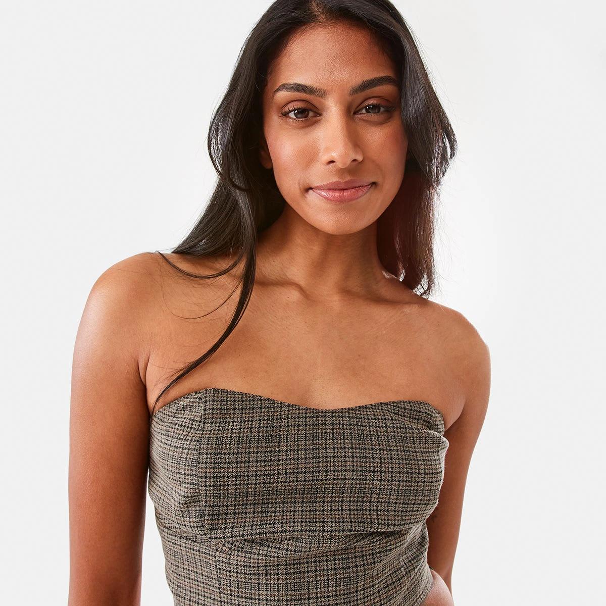 7 Plaid Crop Top Plaid, 7 of 10