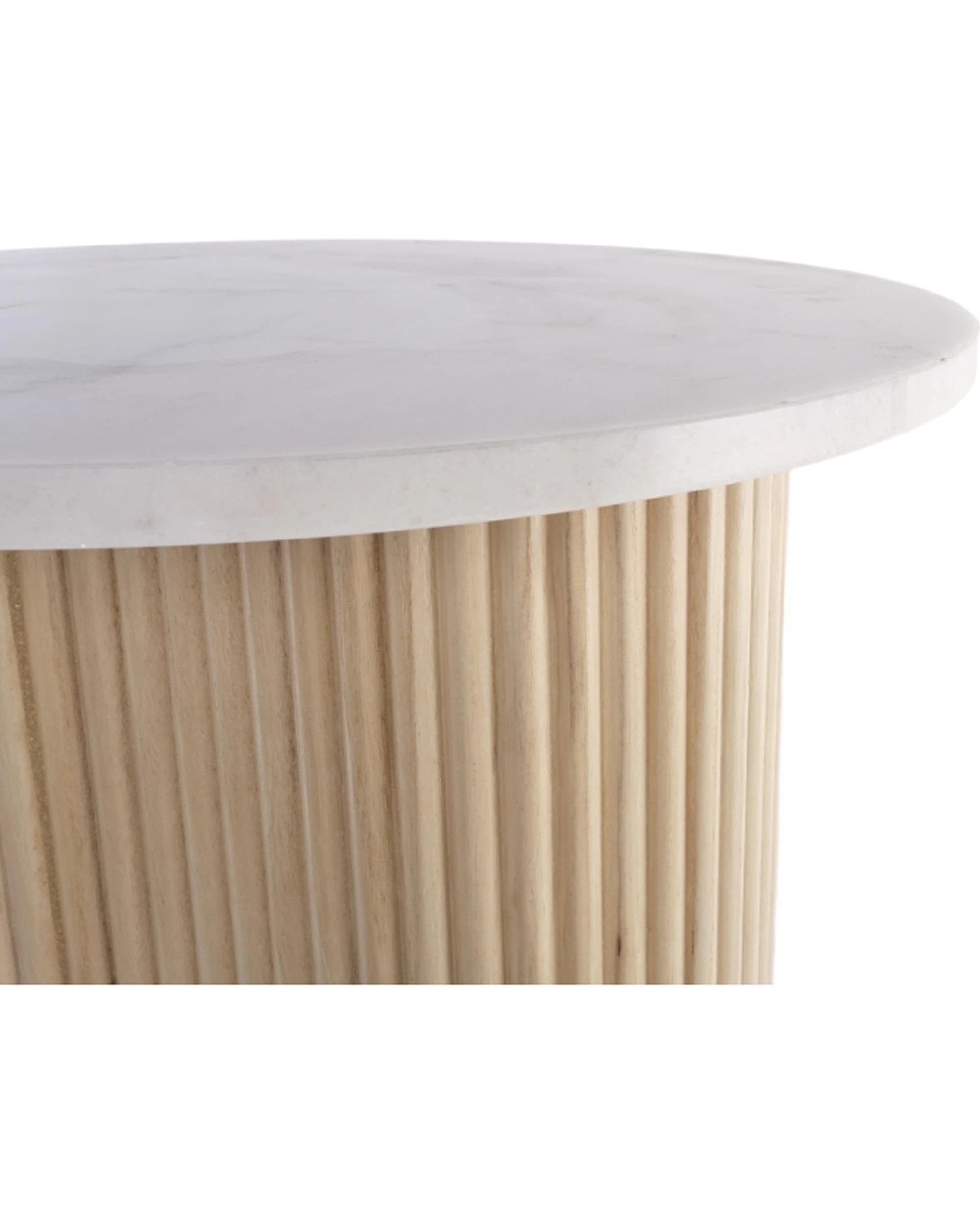 9 Codu Vero Side Table Oak Marble 60x50x50cm - Natural, 9 of 9