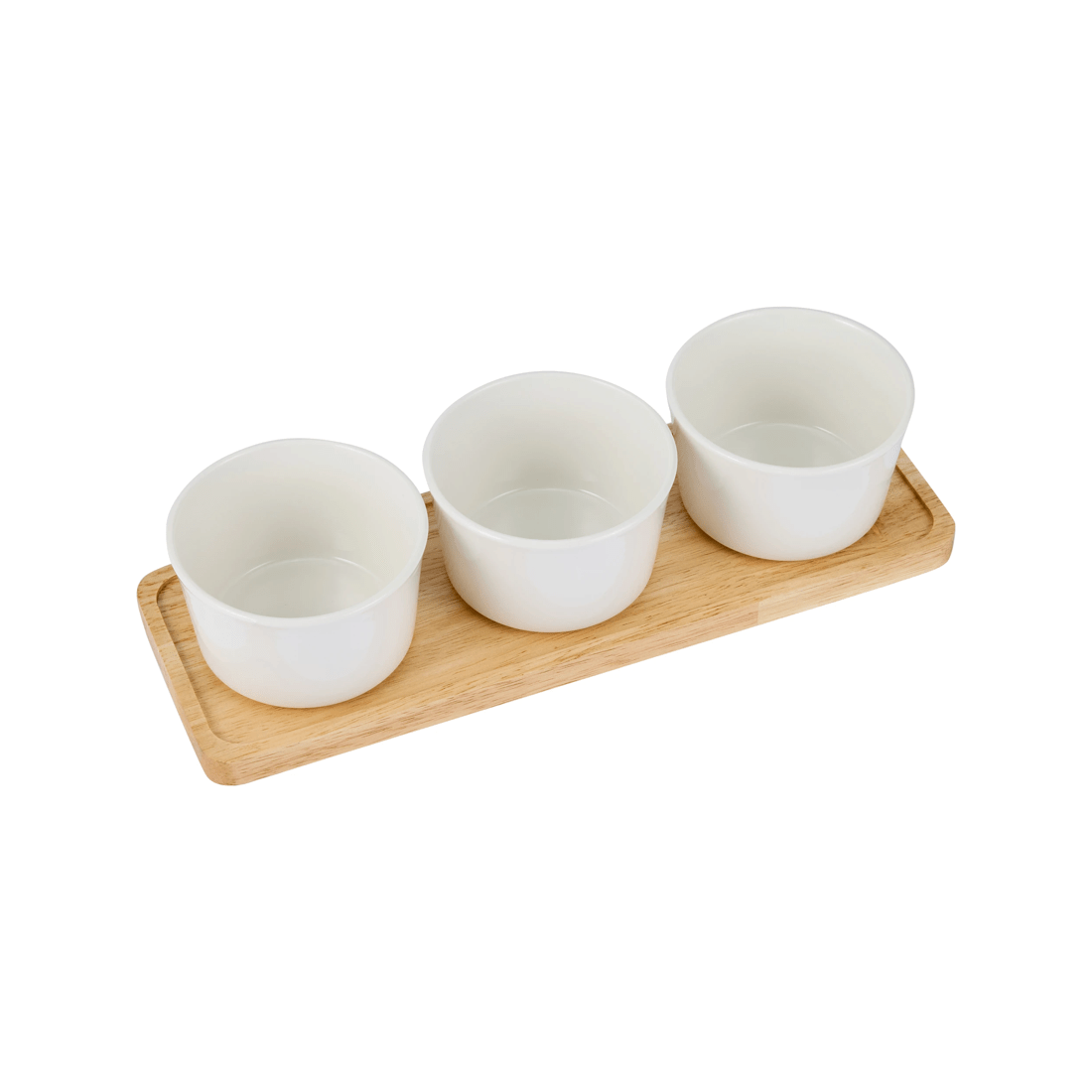 1 4 Piece White Serve Set, 1 of 5