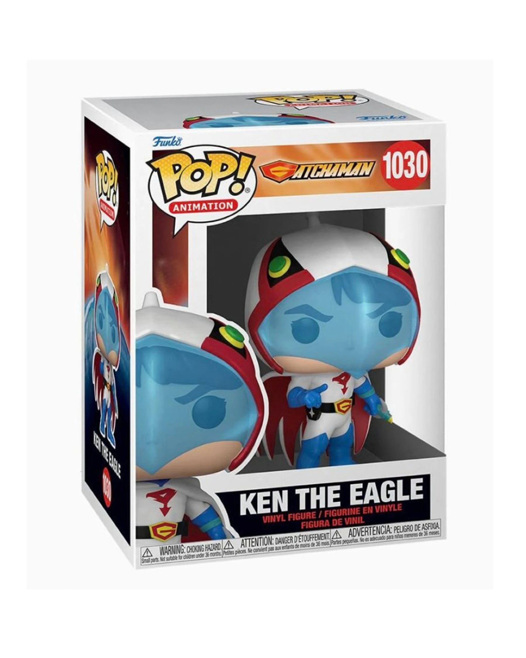 3 Pop Vinyl Figurine Gatchaman - Ken The Eagle Vinyl Figure 10cm Action Figure - Multi, 3 of 3