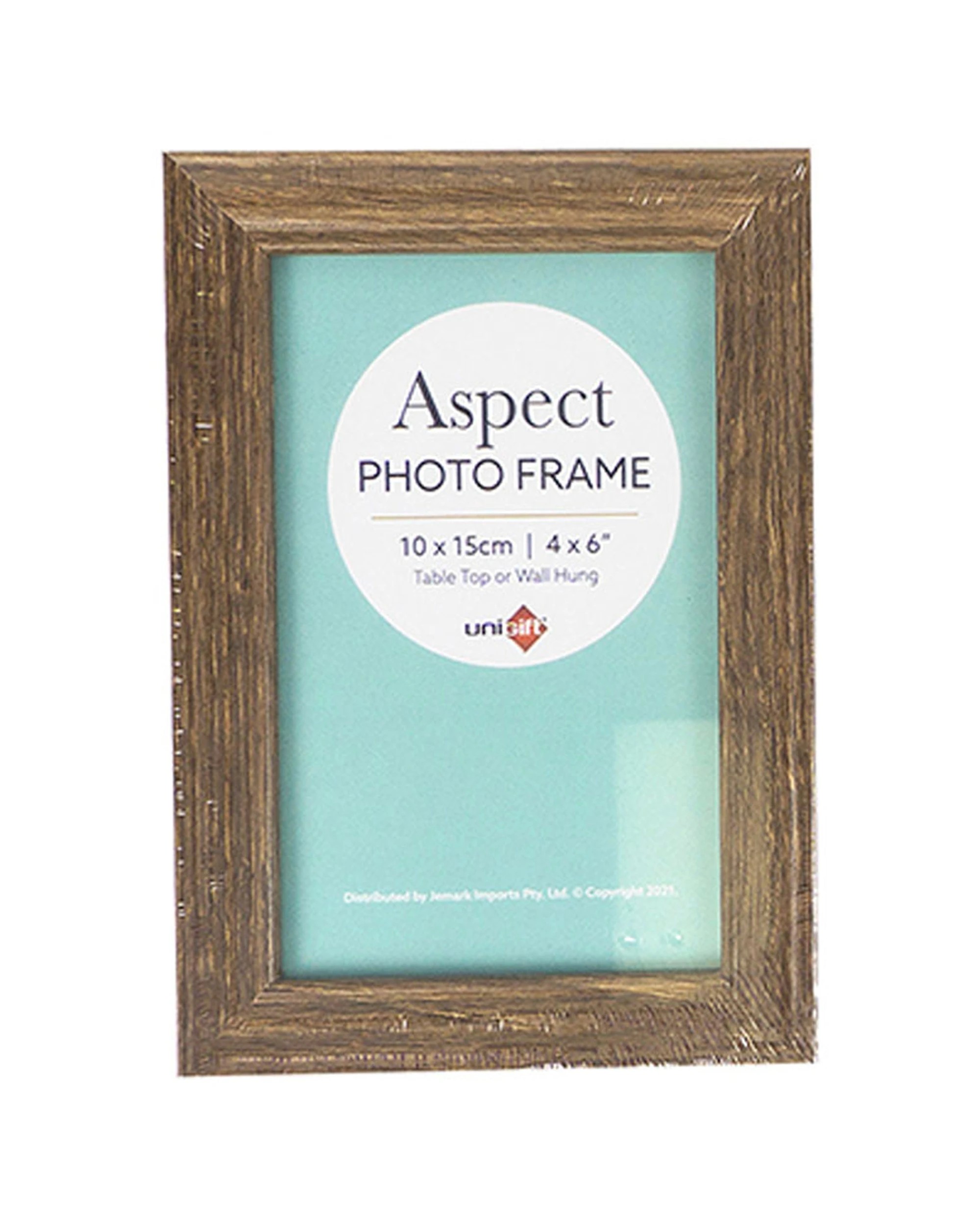 1 Unigift Aspect MDF Glass Picture Frame Home Decor Photo 10x15cm - Multi, 1 of 2
