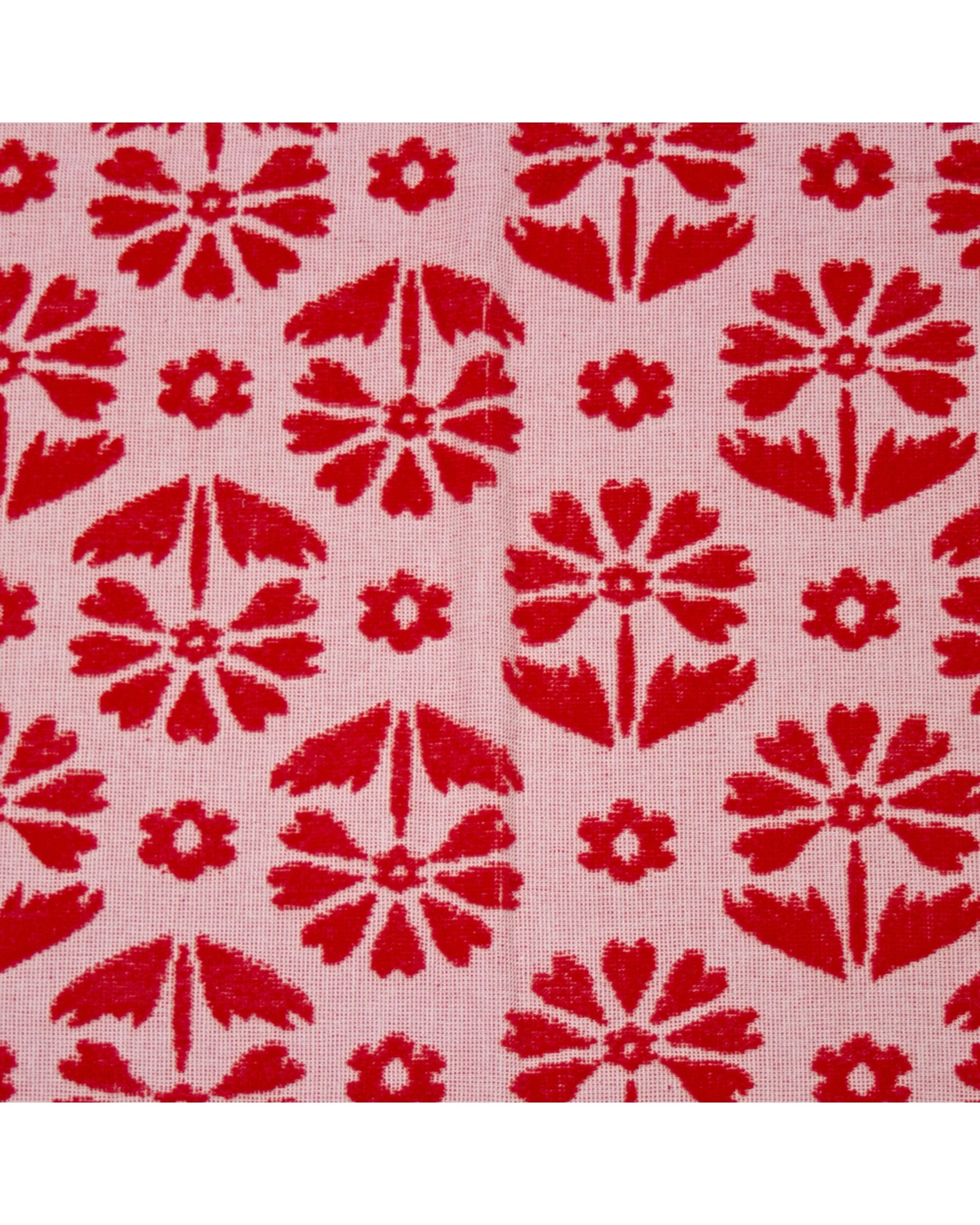 3 BAMBURY Flora Kids Poncho Cotton UPF 50 Plus Sun Protection Machine Washable Comfort Fit - Red, 3 of 5