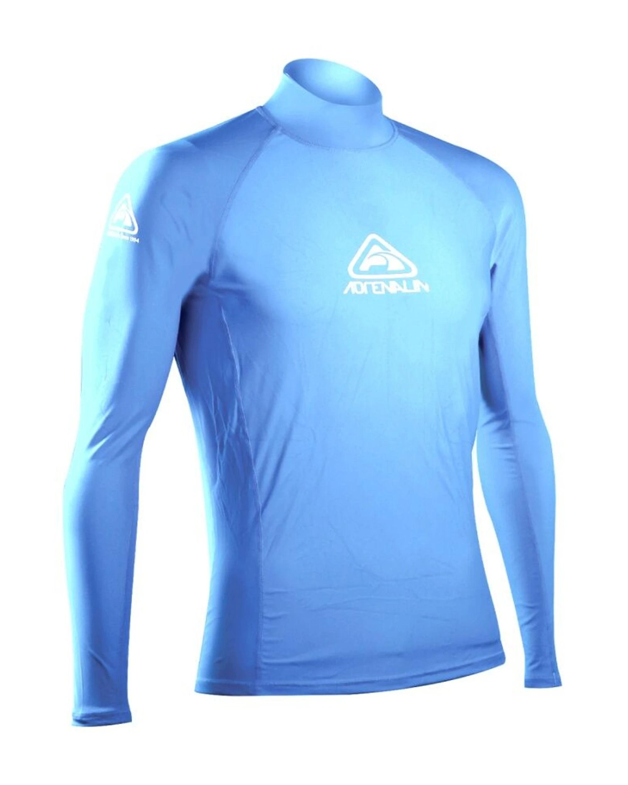 3 Adrenalin Adult Swimming Rashie Vivid Long Sleeve UPF50+ Sun Blue, 3 of 3