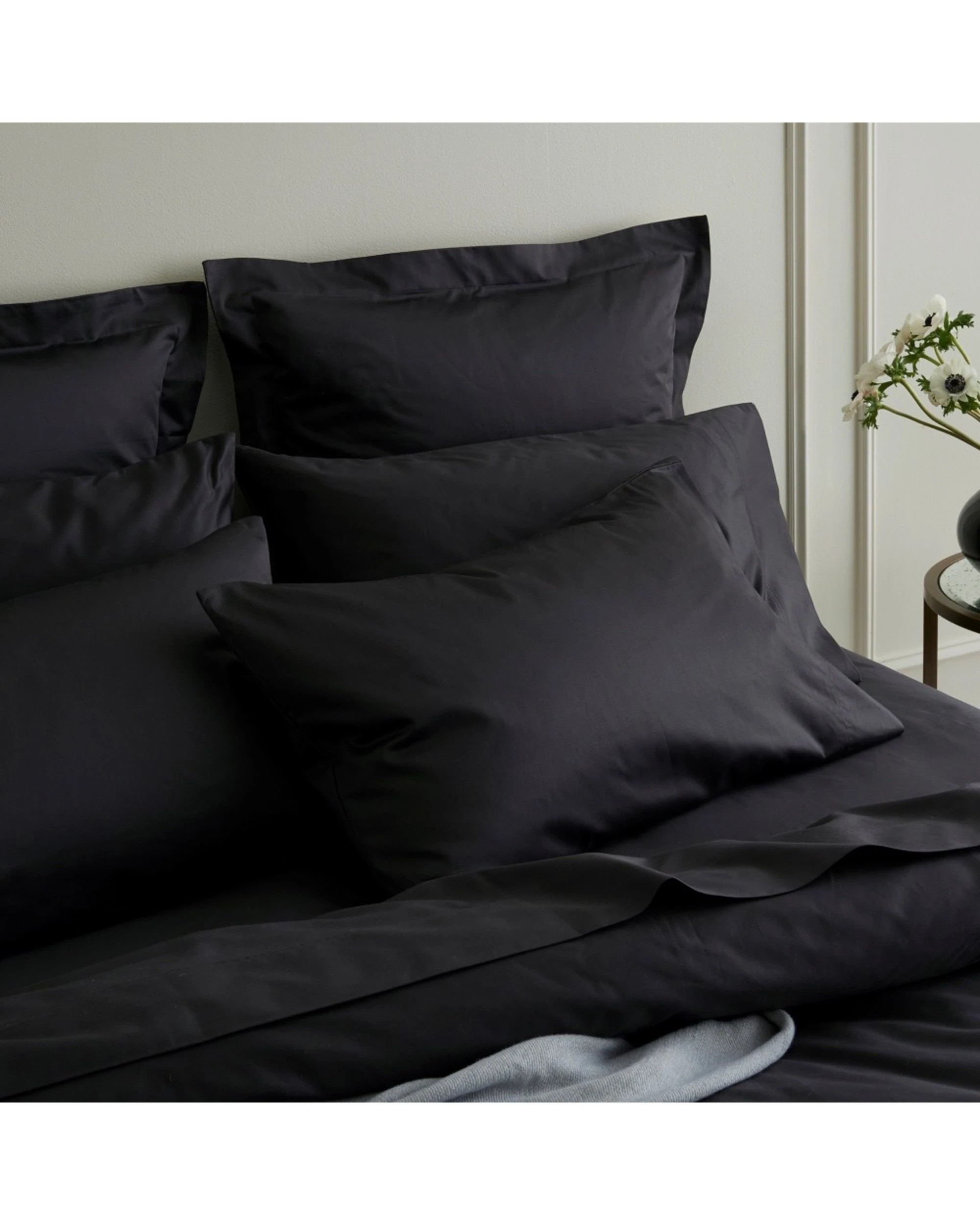5 Bedding Co Quilt Cover Set 1200TC Egyptian Cotton - Super King Bed - Charcoal, 5 of 6