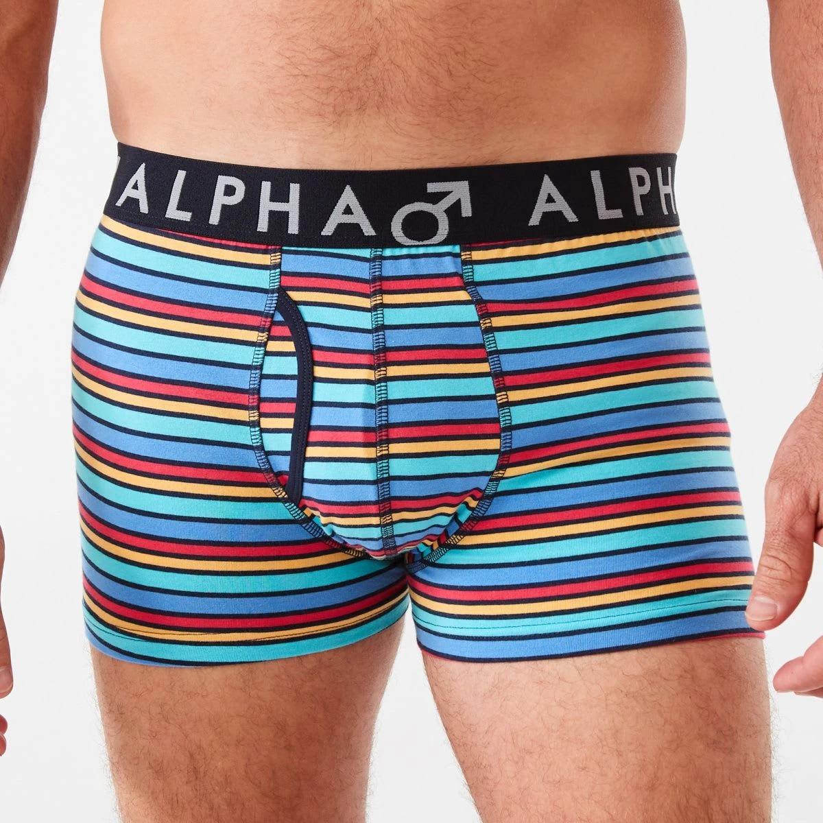 4 3 Pack Fly Front Stripe Trunks SPECTRUM STRIPE, 4 of 8
