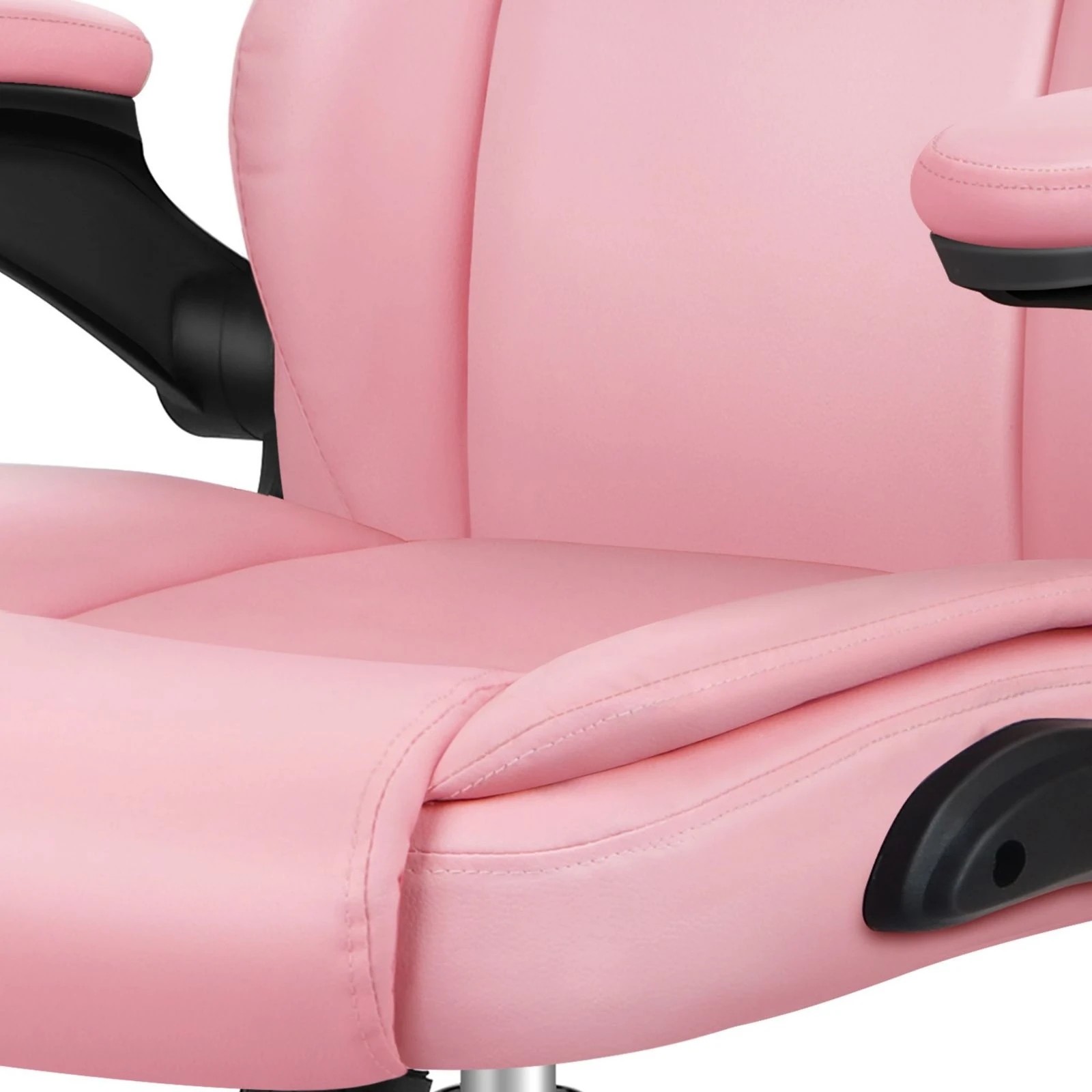 7 Alfordson Massage Office Chair Executive Computer Gaming Seat PU Leather - Pink, 7 of 10