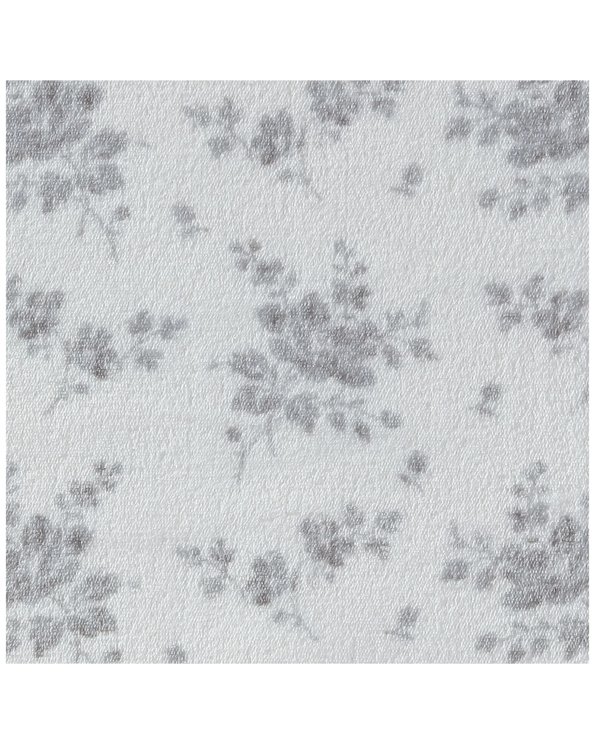 3 Ardor Printed Fleece Sheet Set Ultra Soft Polyester Floral Single Brushed Finish - Single Bed - Grey, 3 of 5