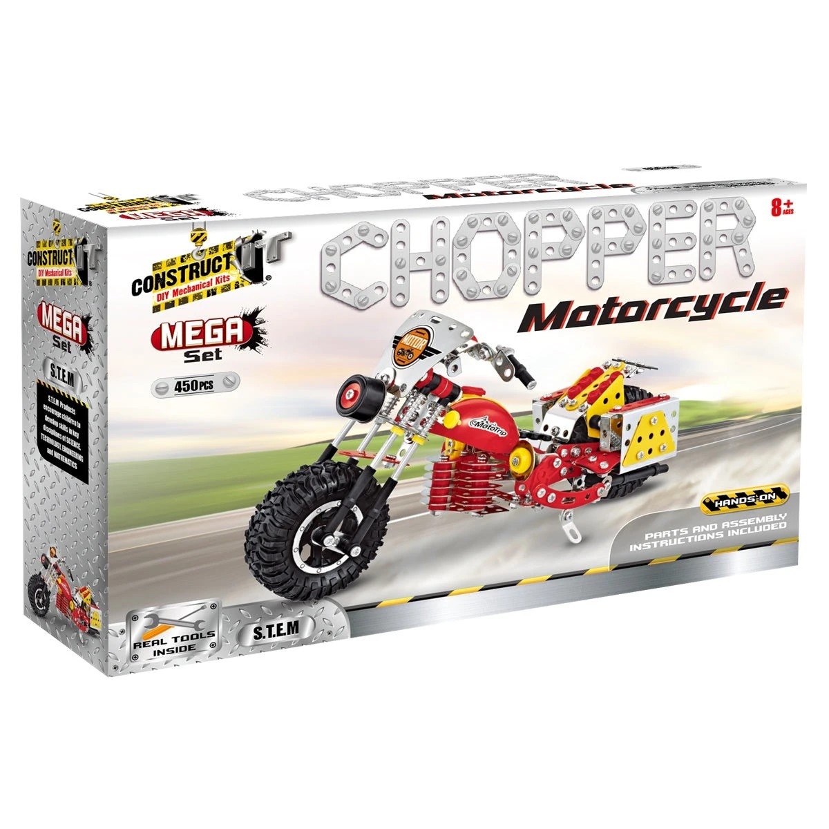 4 Construct-It Chopper Motorcycle, 4 of 5