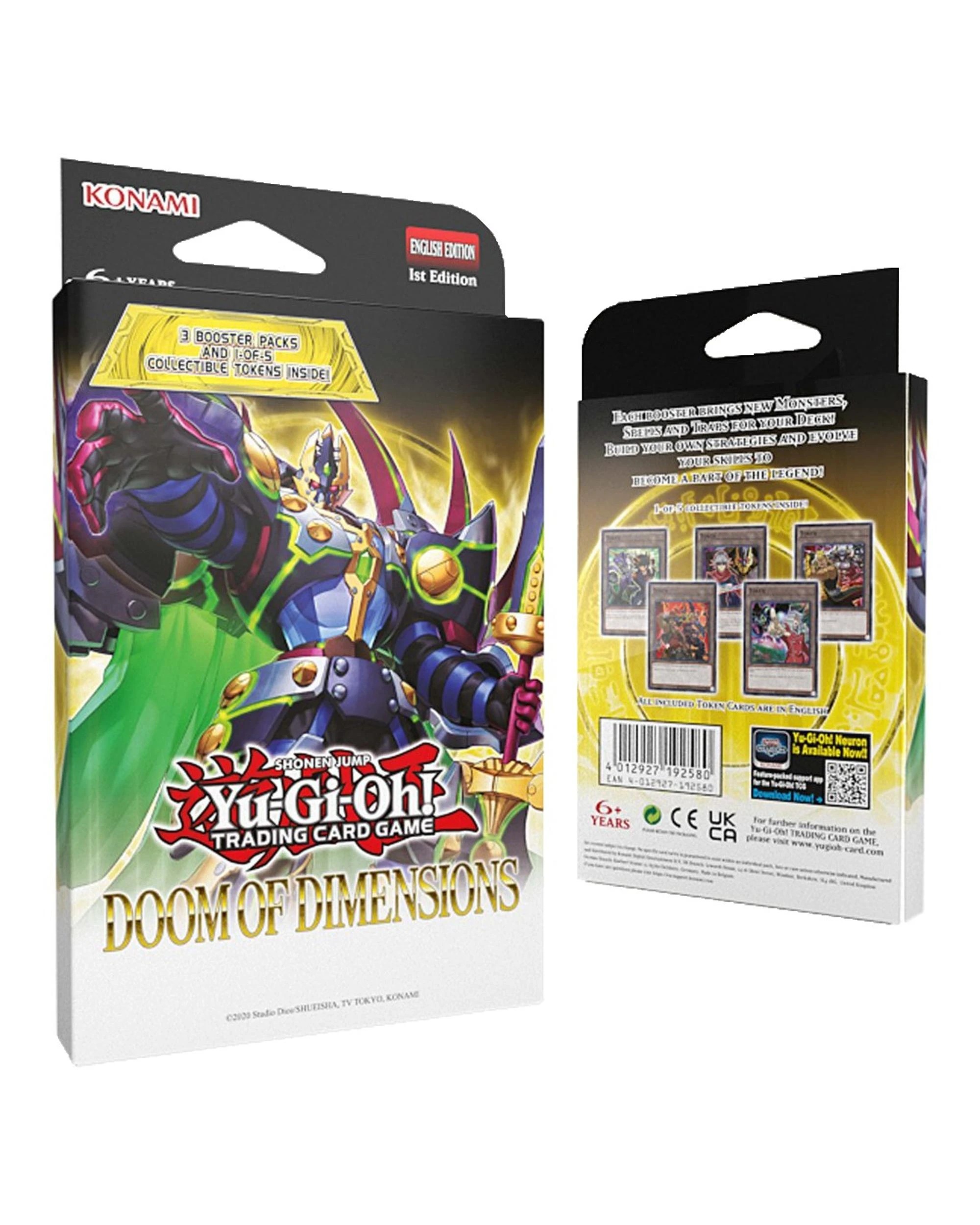 2 Yu-Gi-Oh! TCG: Doom of Dimensions 3 Booster Pack Tuckbox, 2 of 2