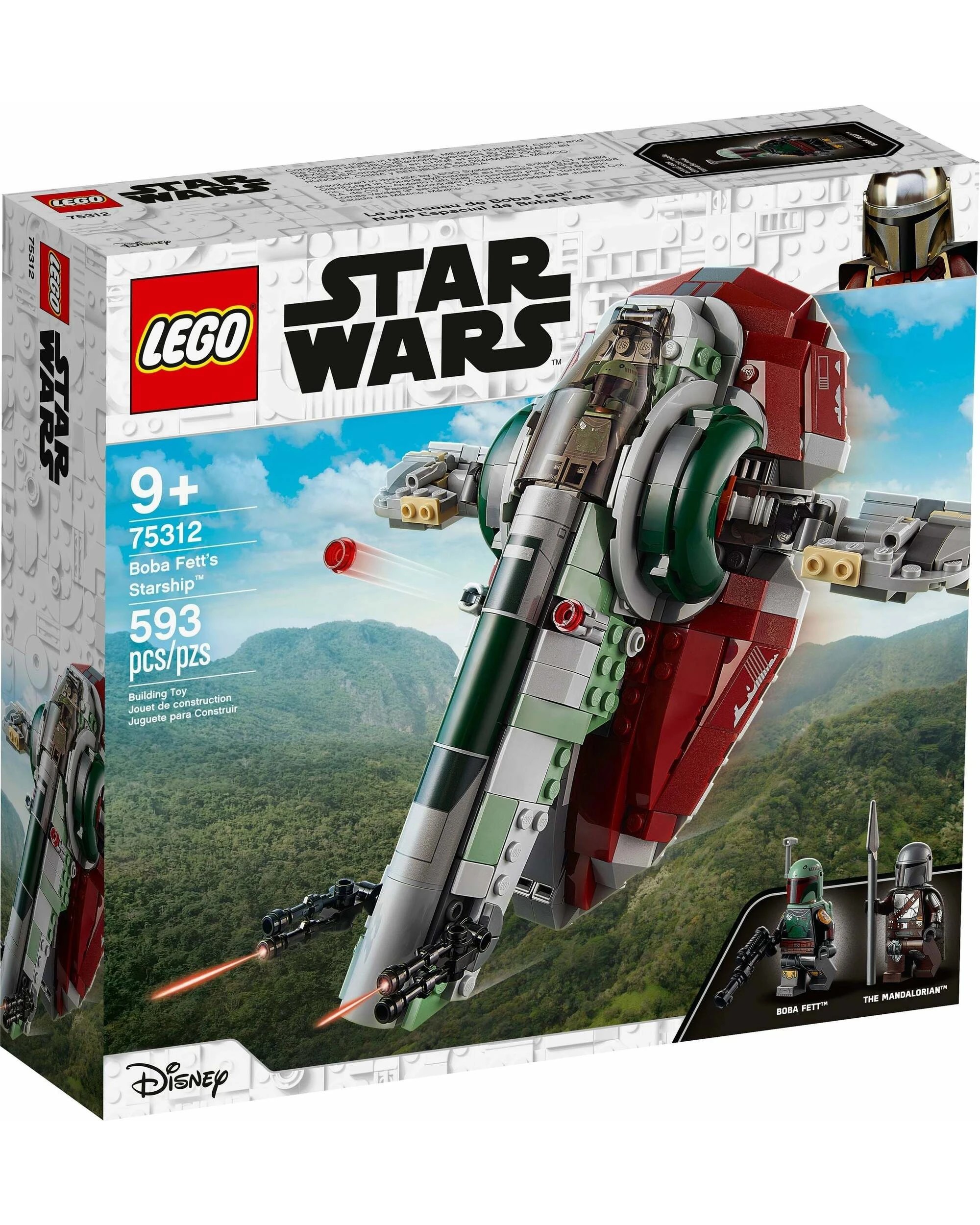 1 LEGO 75312 Boba Fett's Starship - Mandalorian Toy, 1 of 3