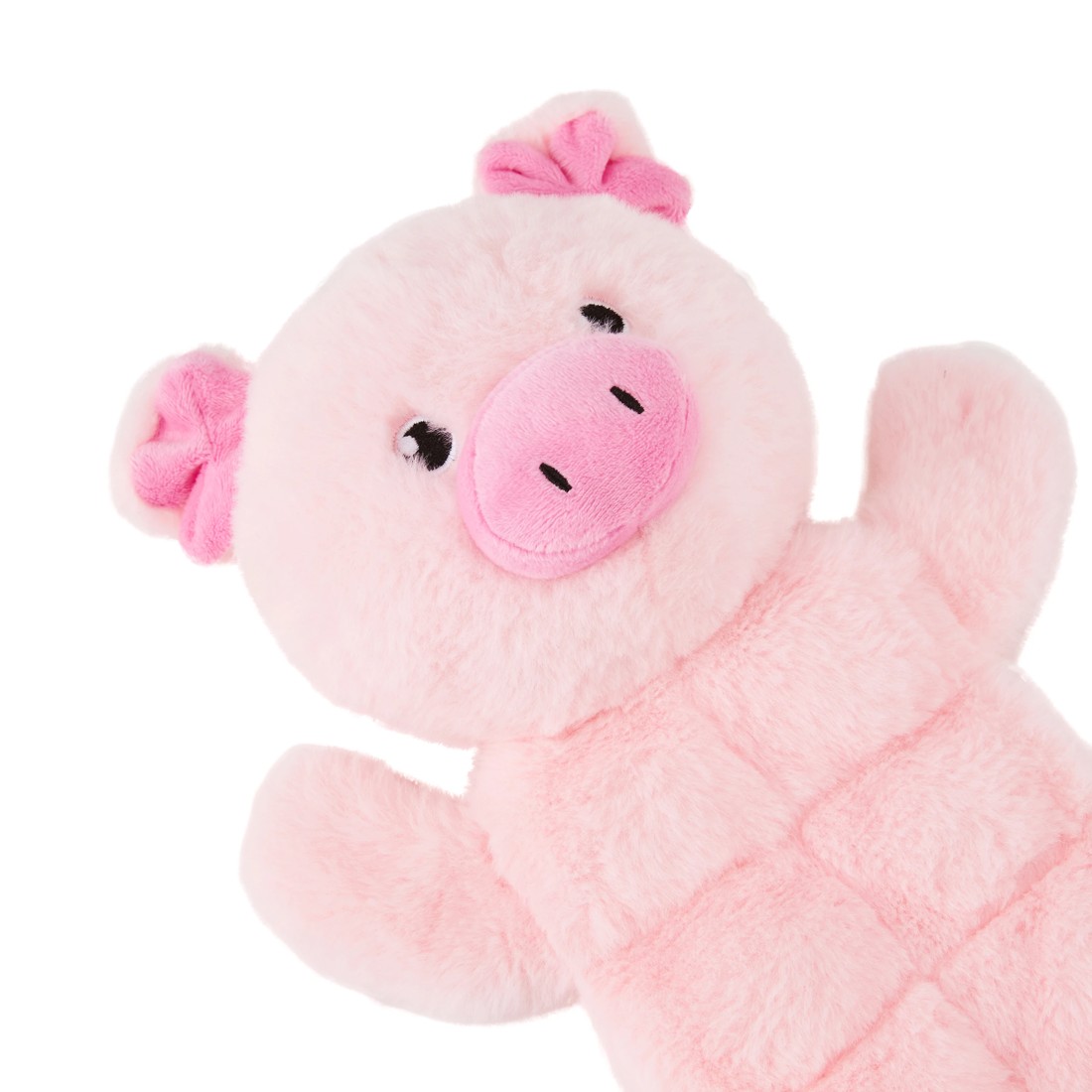 3 Pet Toy Plush Squeaker Pig, 3 of 5