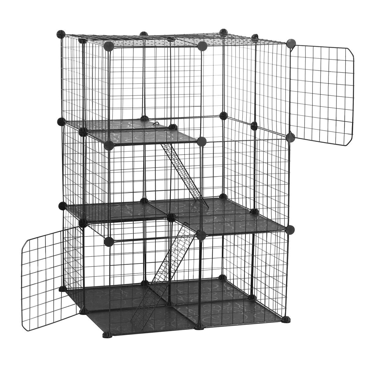2 Pet Scene Cat Cage DIY Enclosure Pet Crate Rabbit Hutch Pet Scene Kitty Kennel Bunny Ferret Home Playpen, 2 of 4
